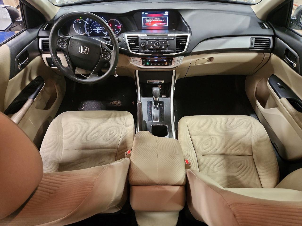 2015 Honda Accord Lx White vin: 1HGCR2F38FA128751