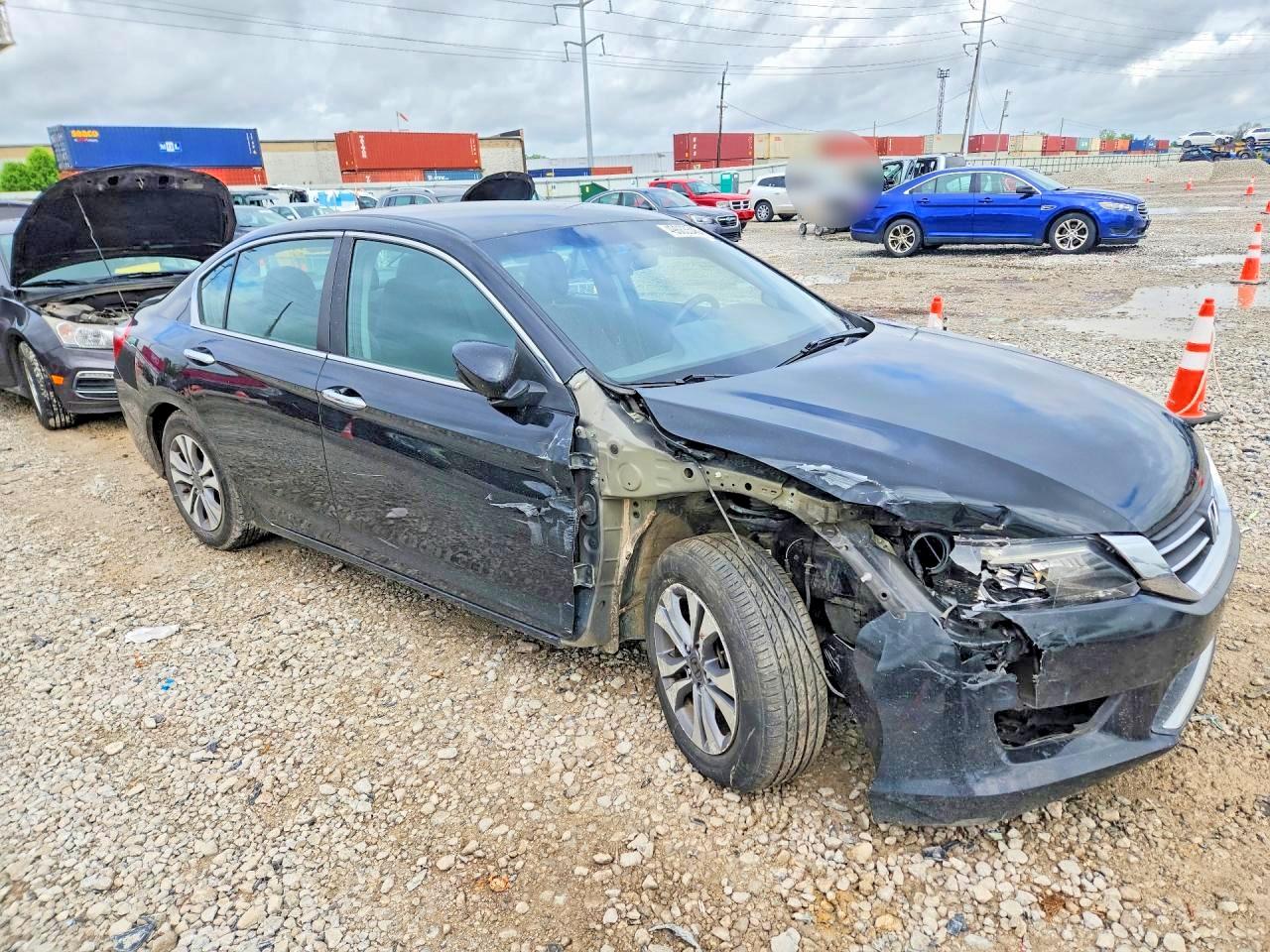 2015 Honda Accord Lx Черный vin: 1HGCR2F38FA137756