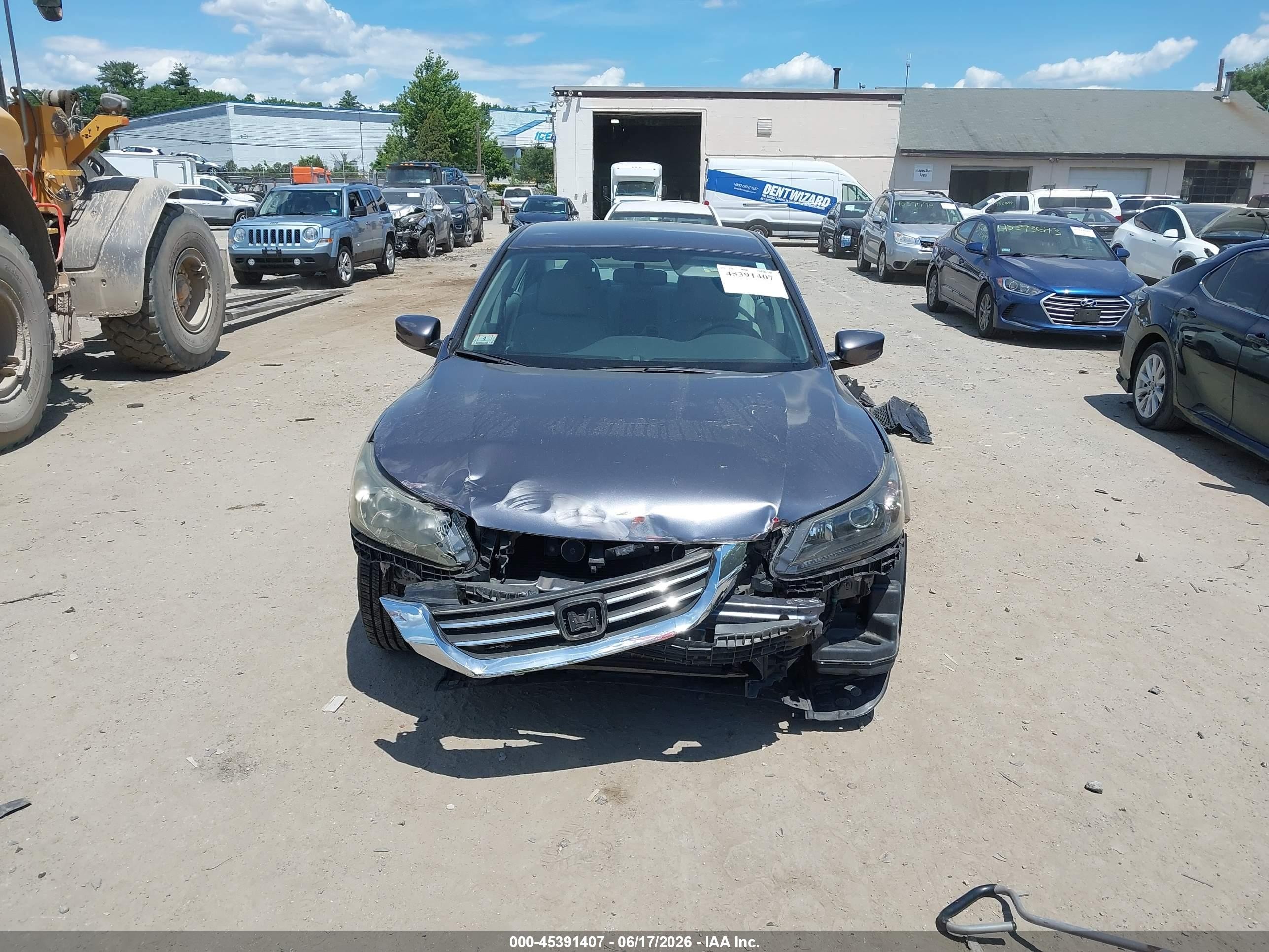 2015 Honda Accord Lx Gray vin: 1HGCR2F38FA144819