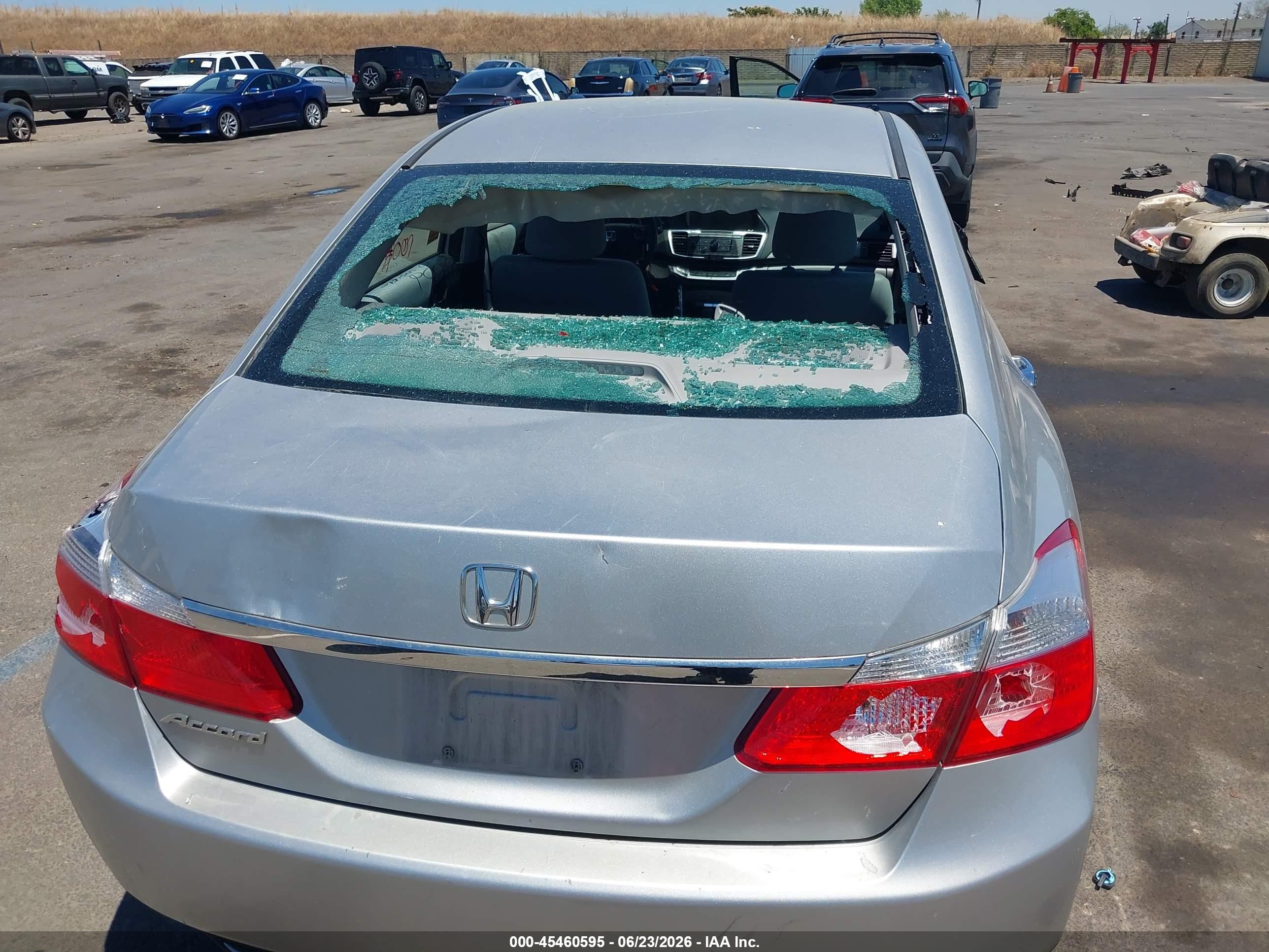 2015 Honda Accord Lx Silver vin: 1HGCR2F38FA153522