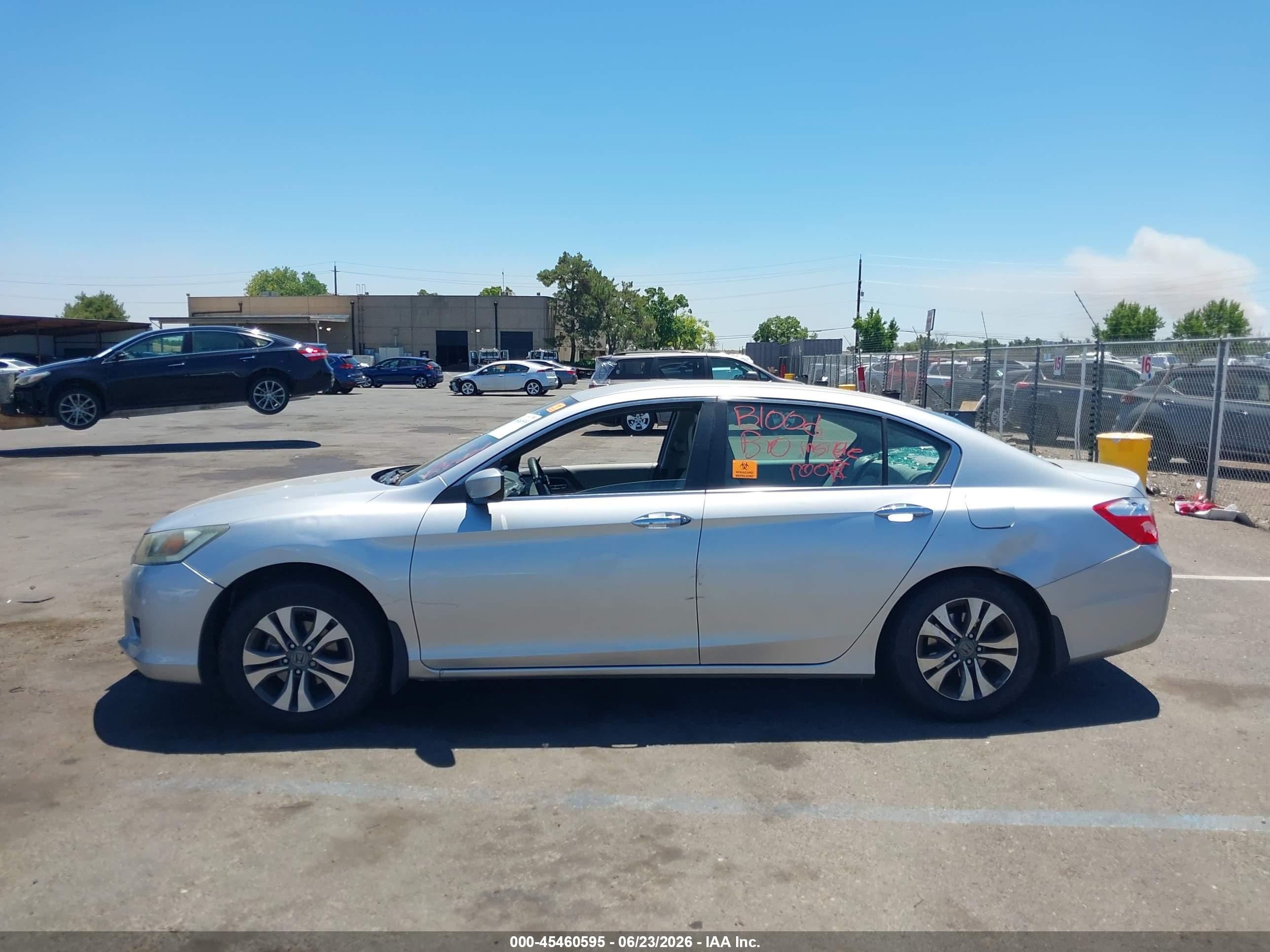 2015 Honda Accord Lx Silver vin: 1HGCR2F38FA153522