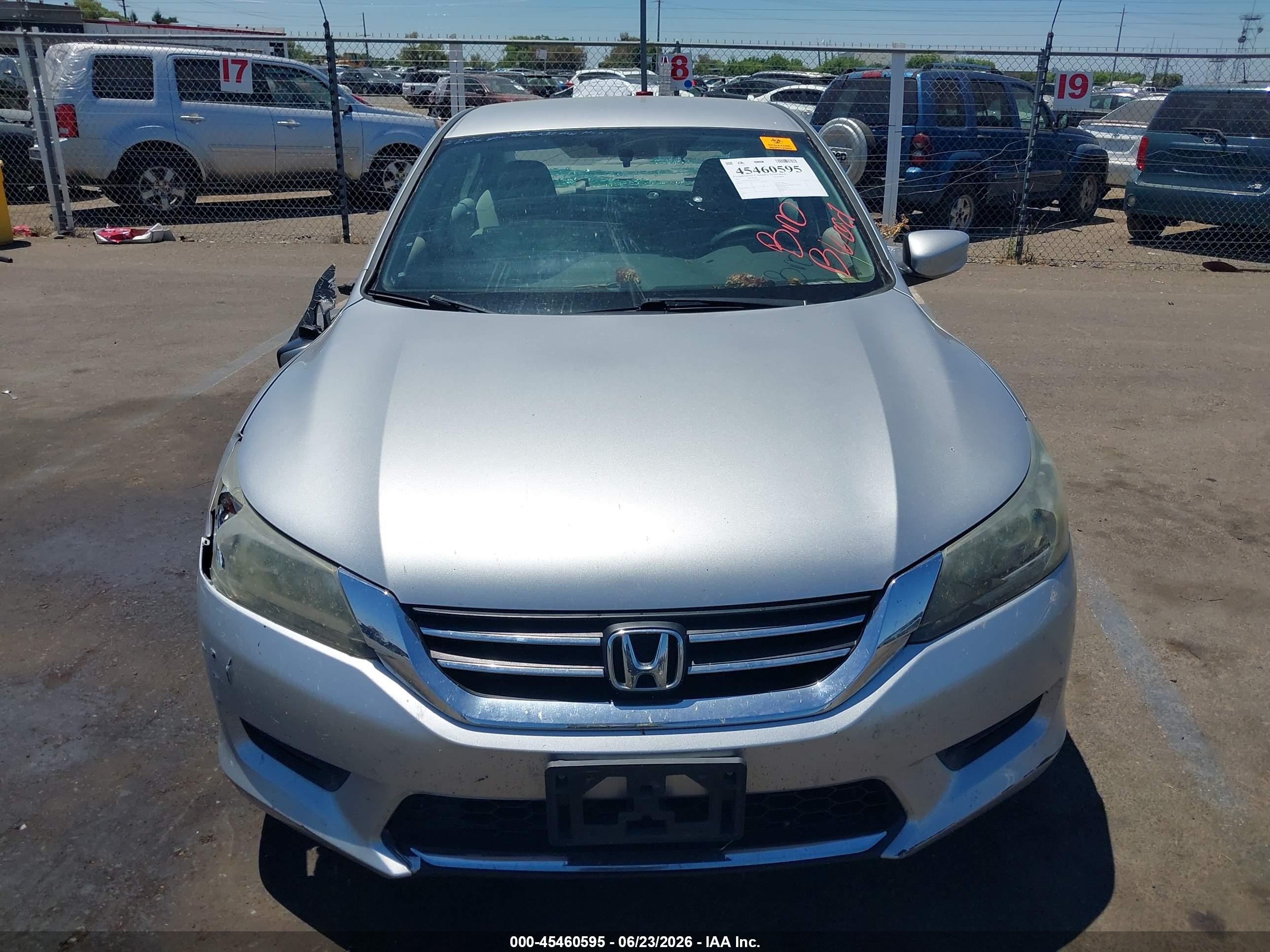 2015 Honda Accord Lx Silver vin: 1HGCR2F38FA153522