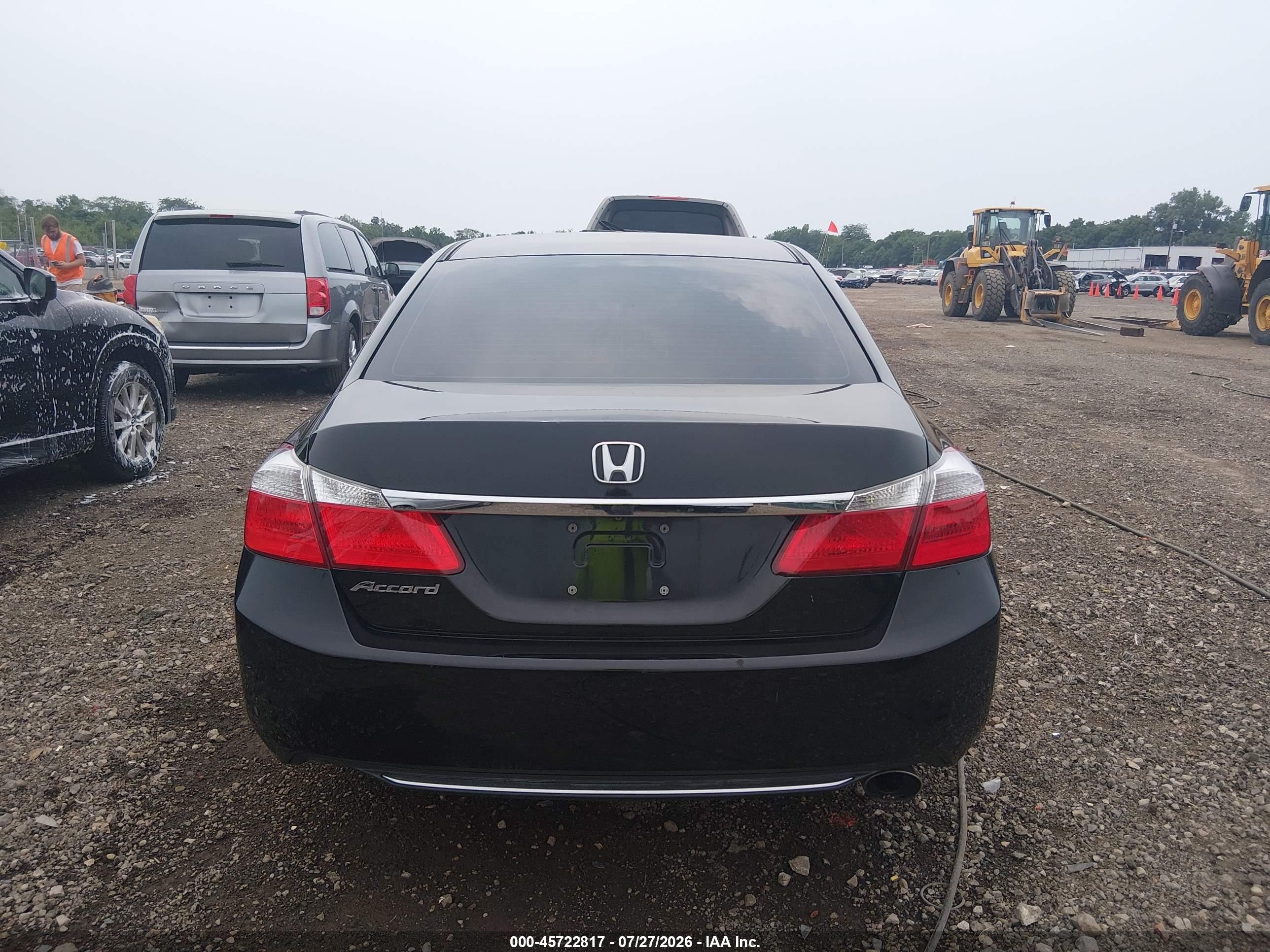 2015 Honda Accord Lx Черный vin: 1HGCR2F38FA158302