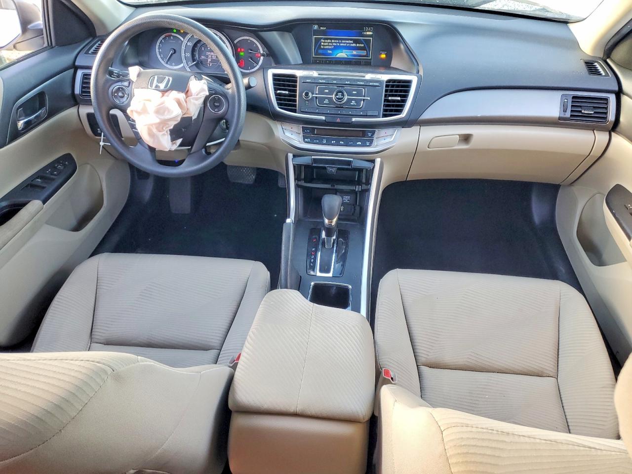 2015 Honda Accord Lx White vin: 1HGCR2F38FA162768