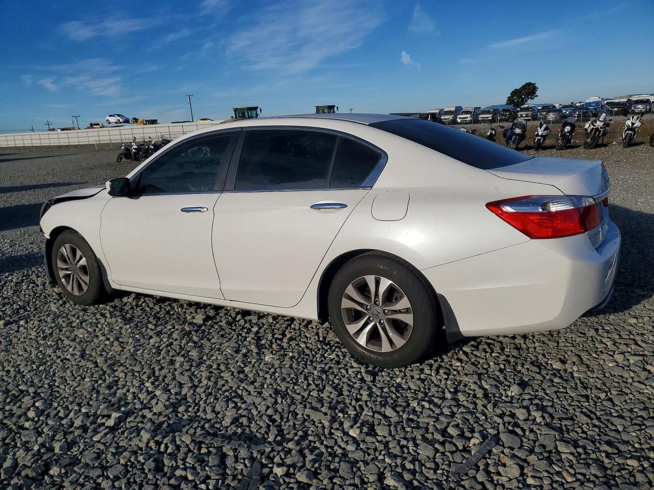 2015 Honda Accord Lx White vin: 1HGCR2F38FA162768