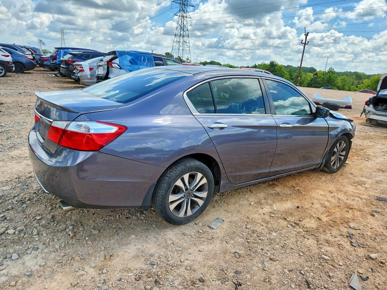 2015 Honda Accord Lx Серый vin: 1HGCR2F38FA166805