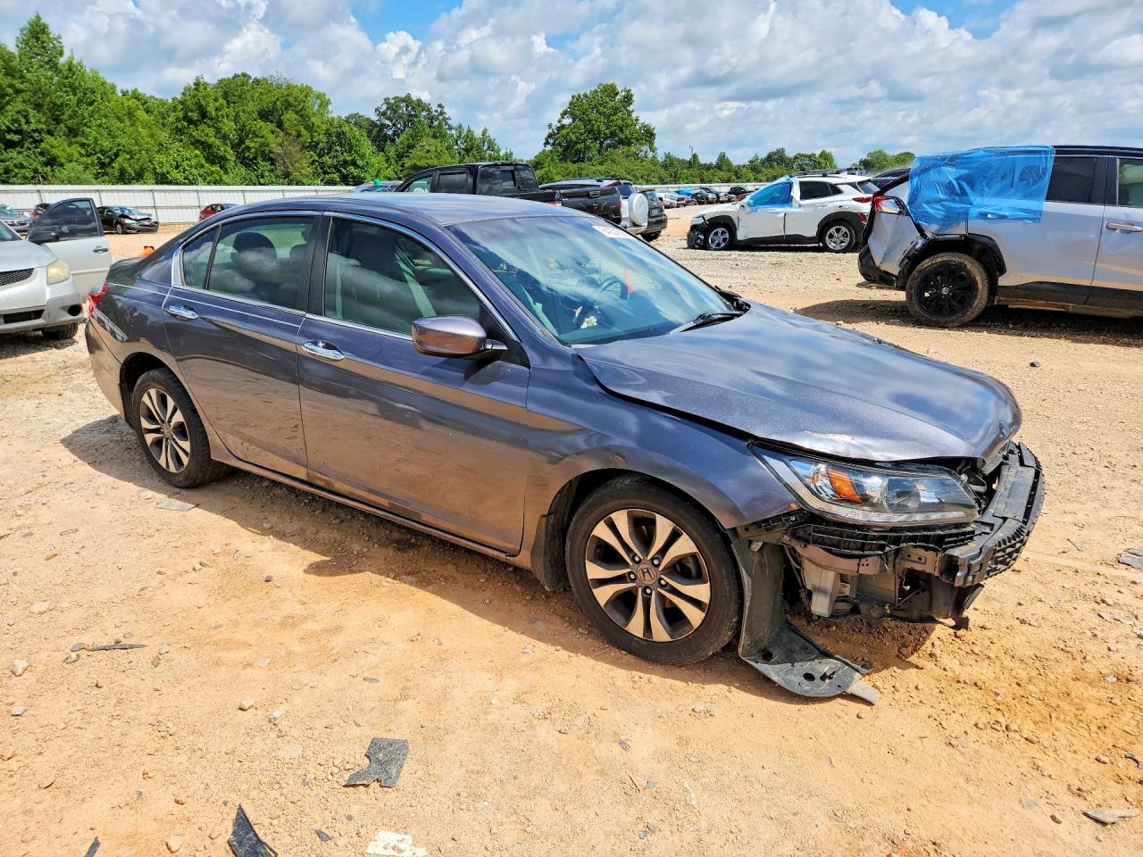 2015 Honda Accord Lx Серый vin: 1HGCR2F38FA166805