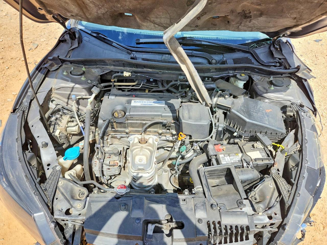 2015 Honda Accord Lx Серый vin: 1HGCR2F38FA166805