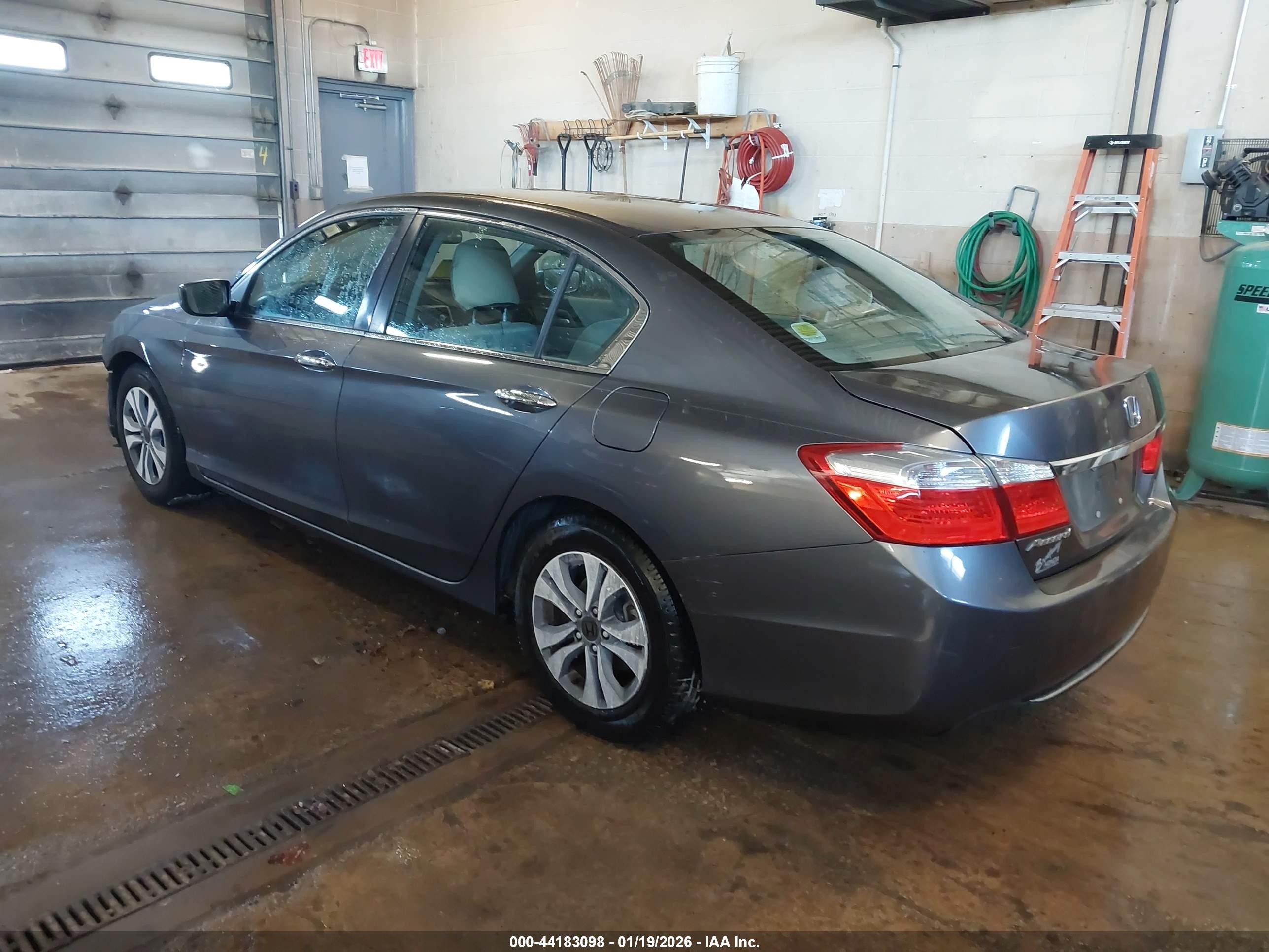 2015 Honda Accord Lx Gray vin: 1HGCR2F38FA166836