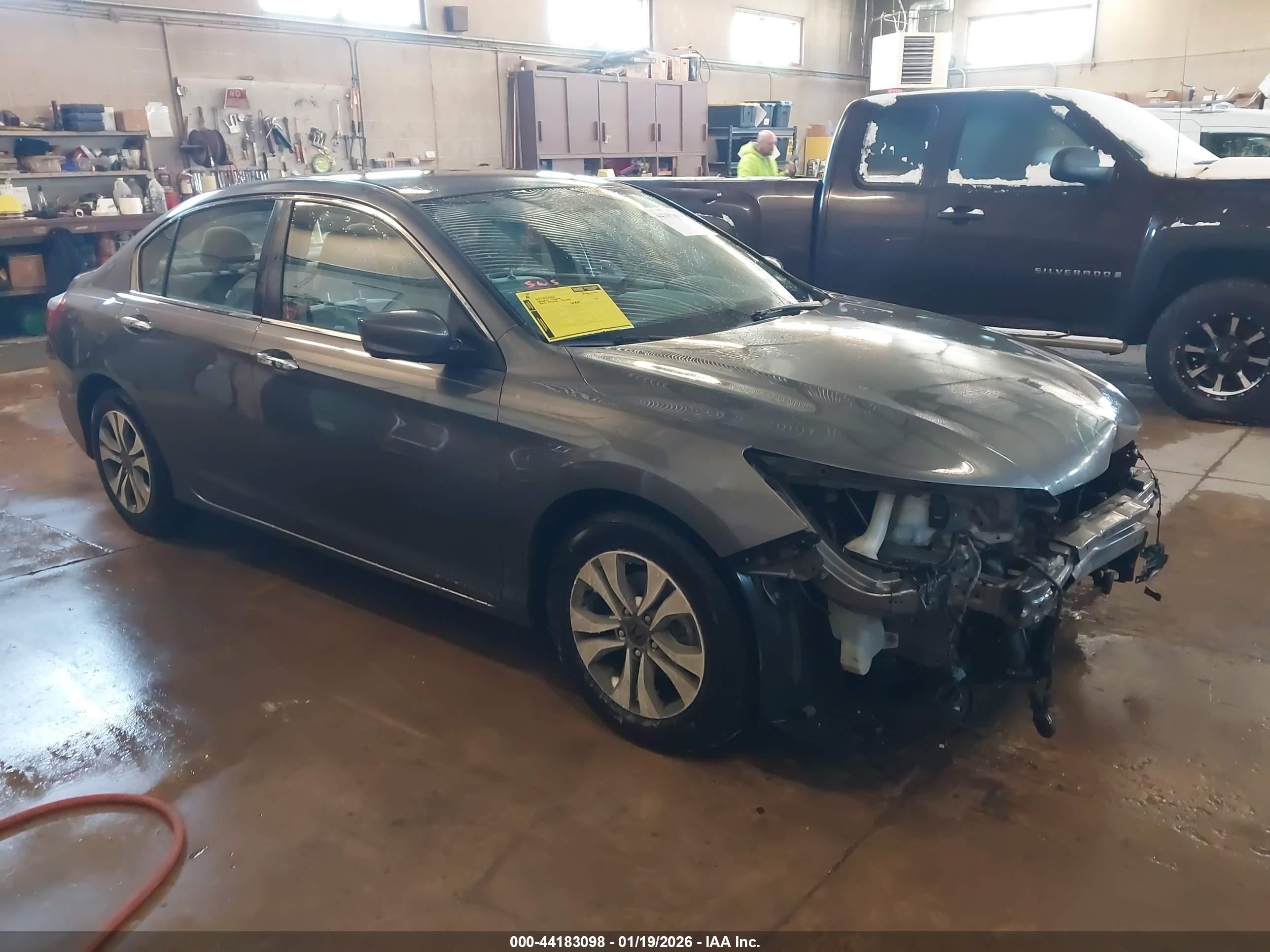 2015 Honda Accord Lx Gray vin: 1HGCR2F38FA166836