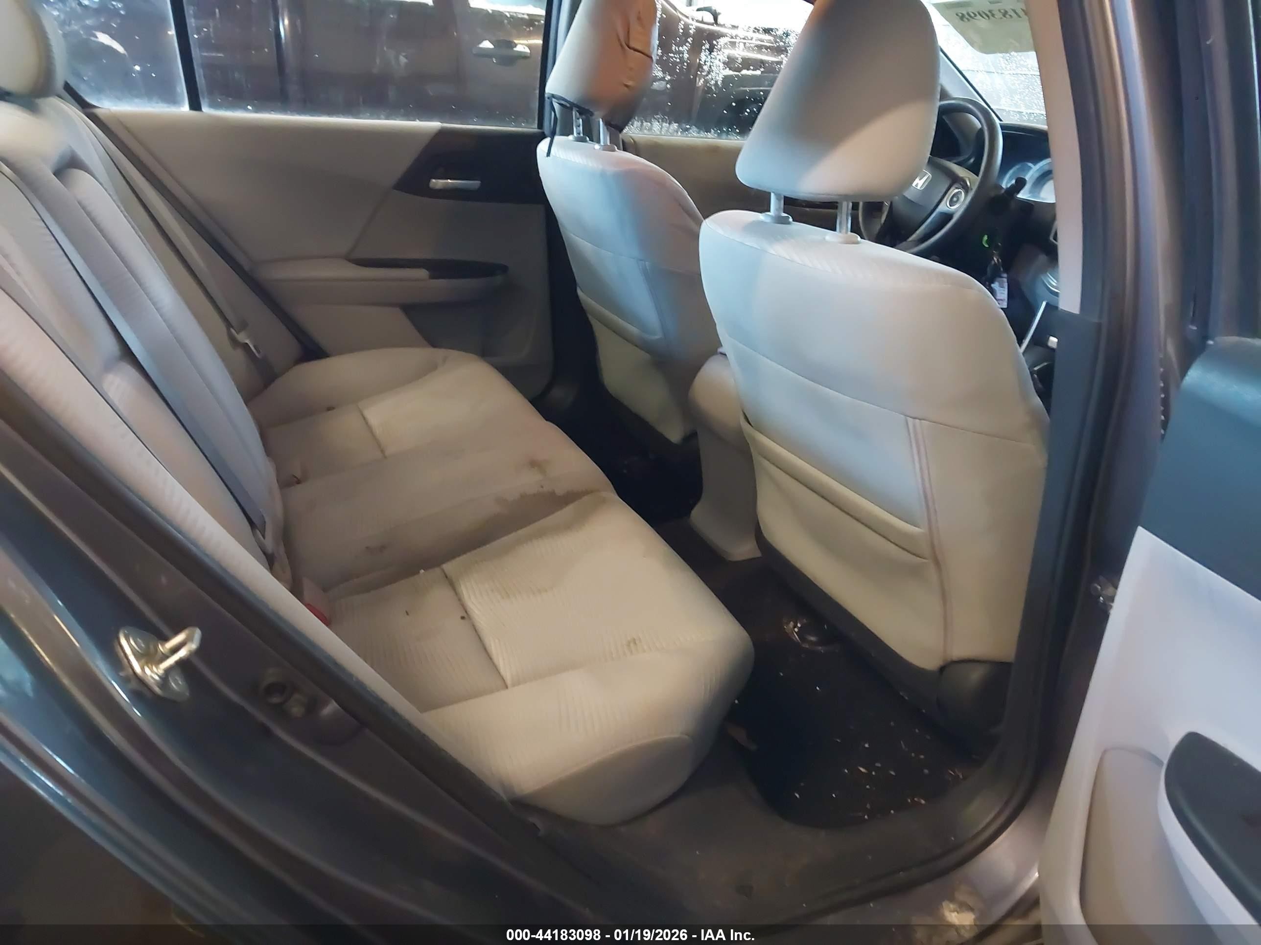 2015 Honda Accord Lx Gray vin: 1HGCR2F38FA166836