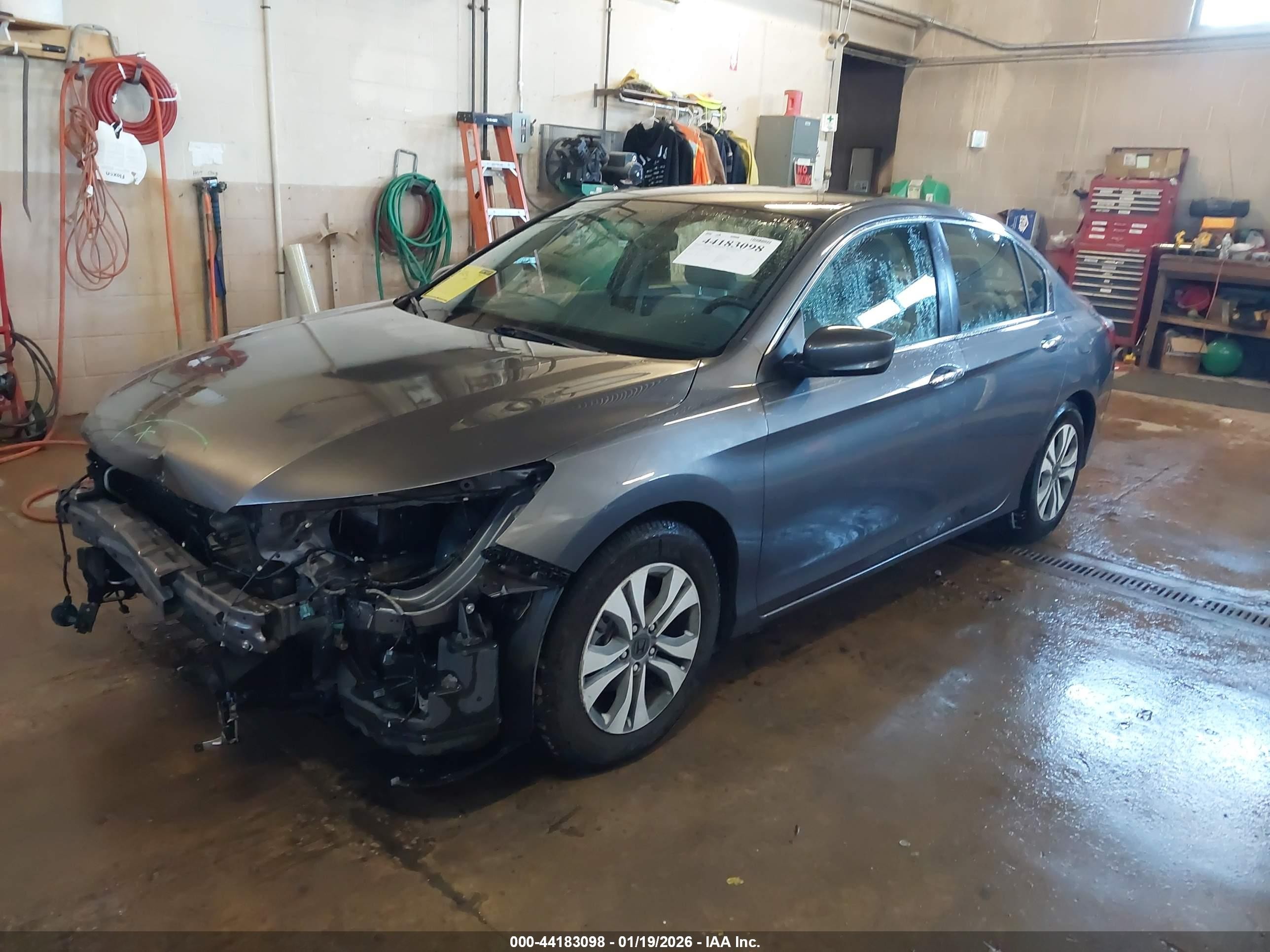 2015 Honda Accord Lx Gray vin: 1HGCR2F38FA166836