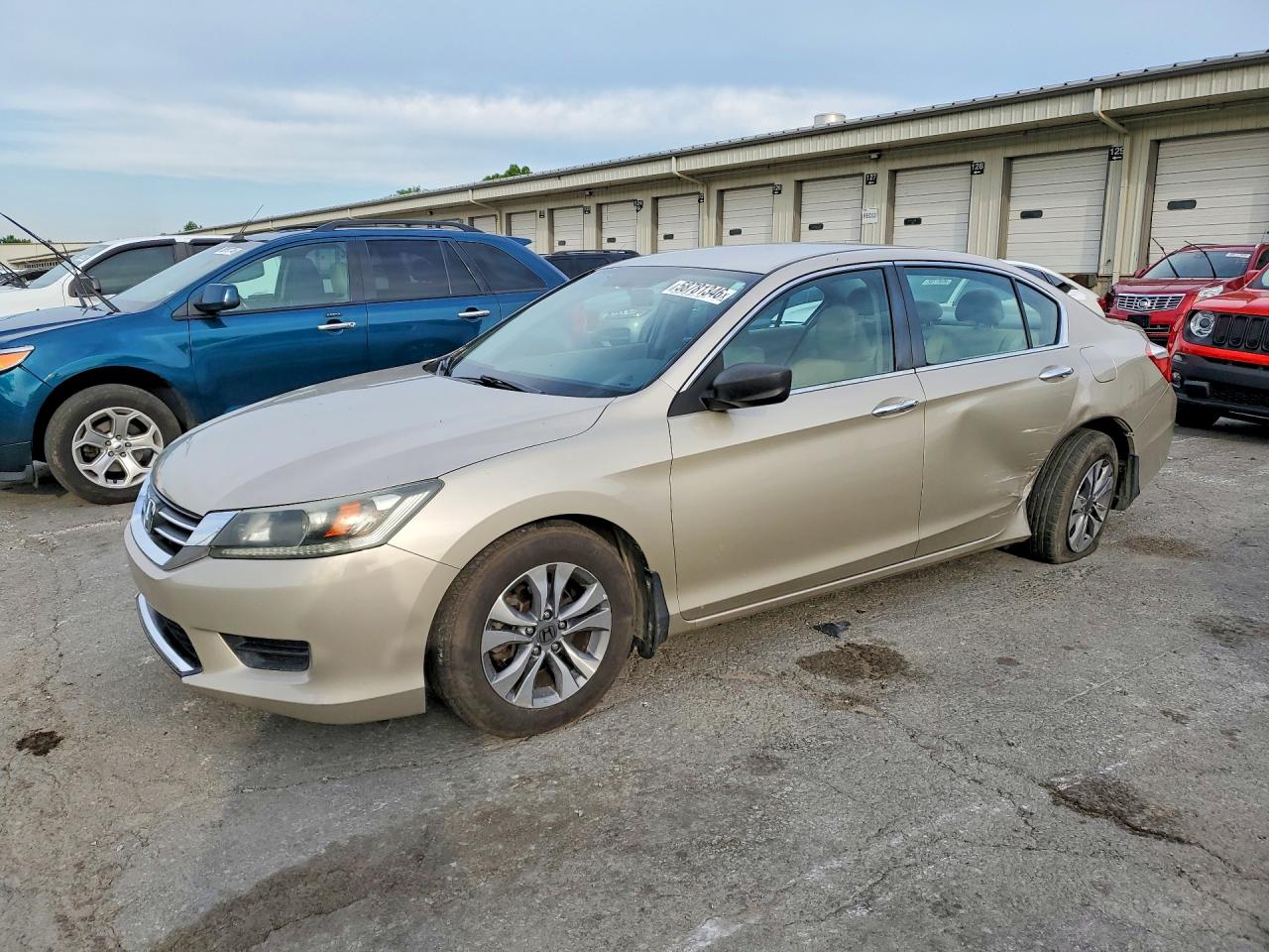 2015 Honda Accord Lx Бежевый vin: 1HGCR2F38FA174936