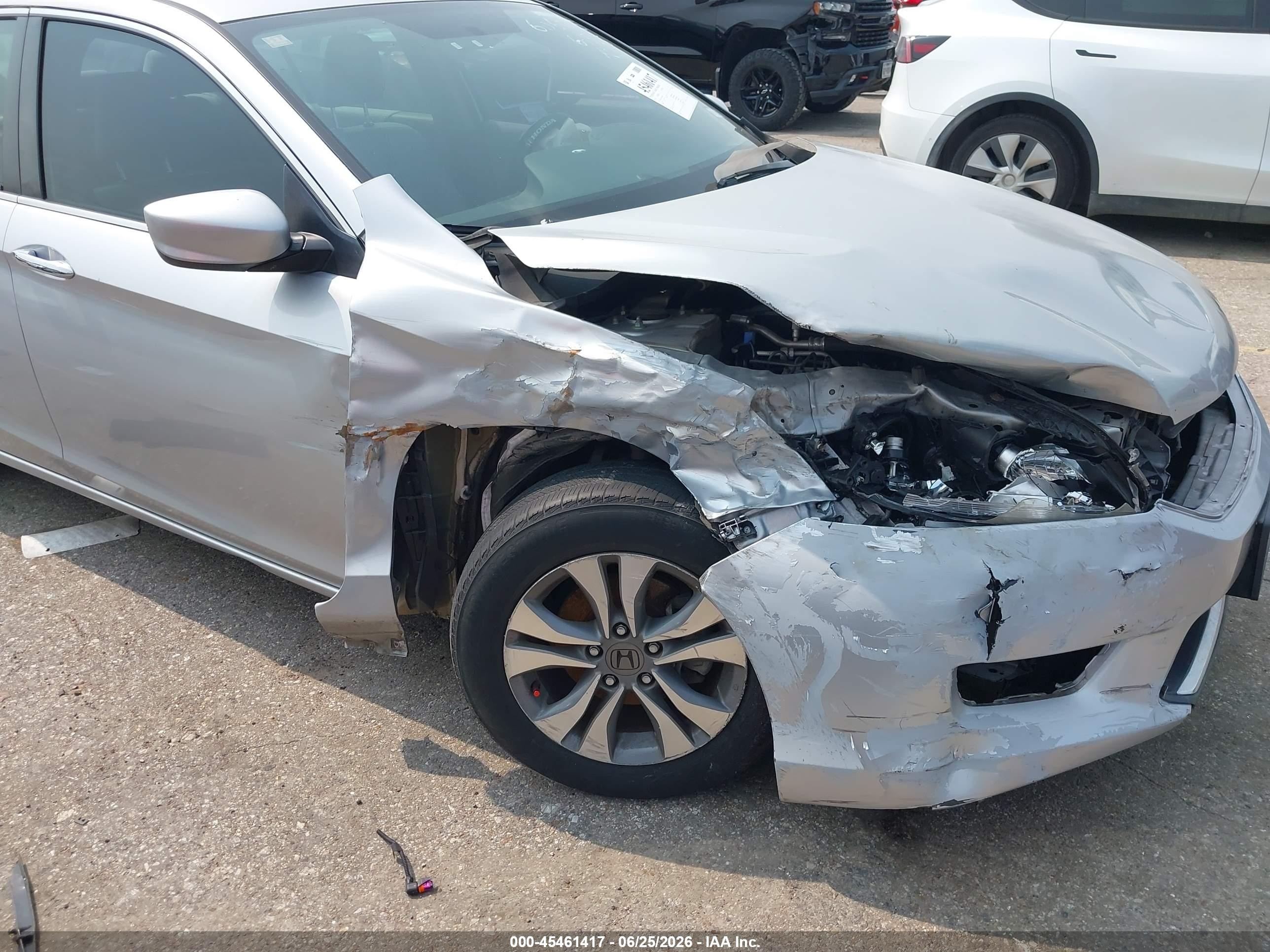 2015 Honda Accord Lx Gray vin: 1HGCR2F38FA180946