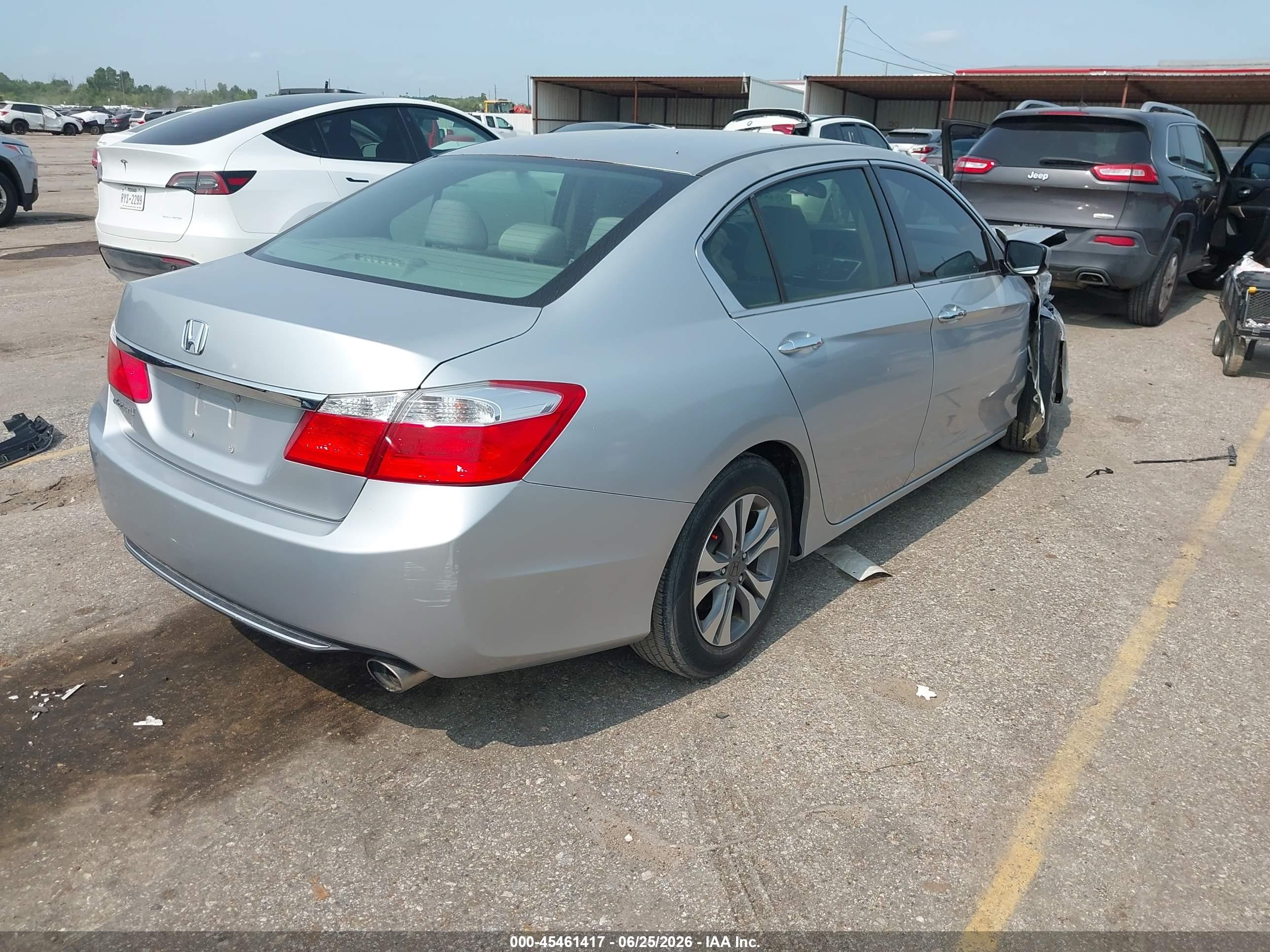 2015 Honda Accord Lx Gray vin: 1HGCR2F38FA180946