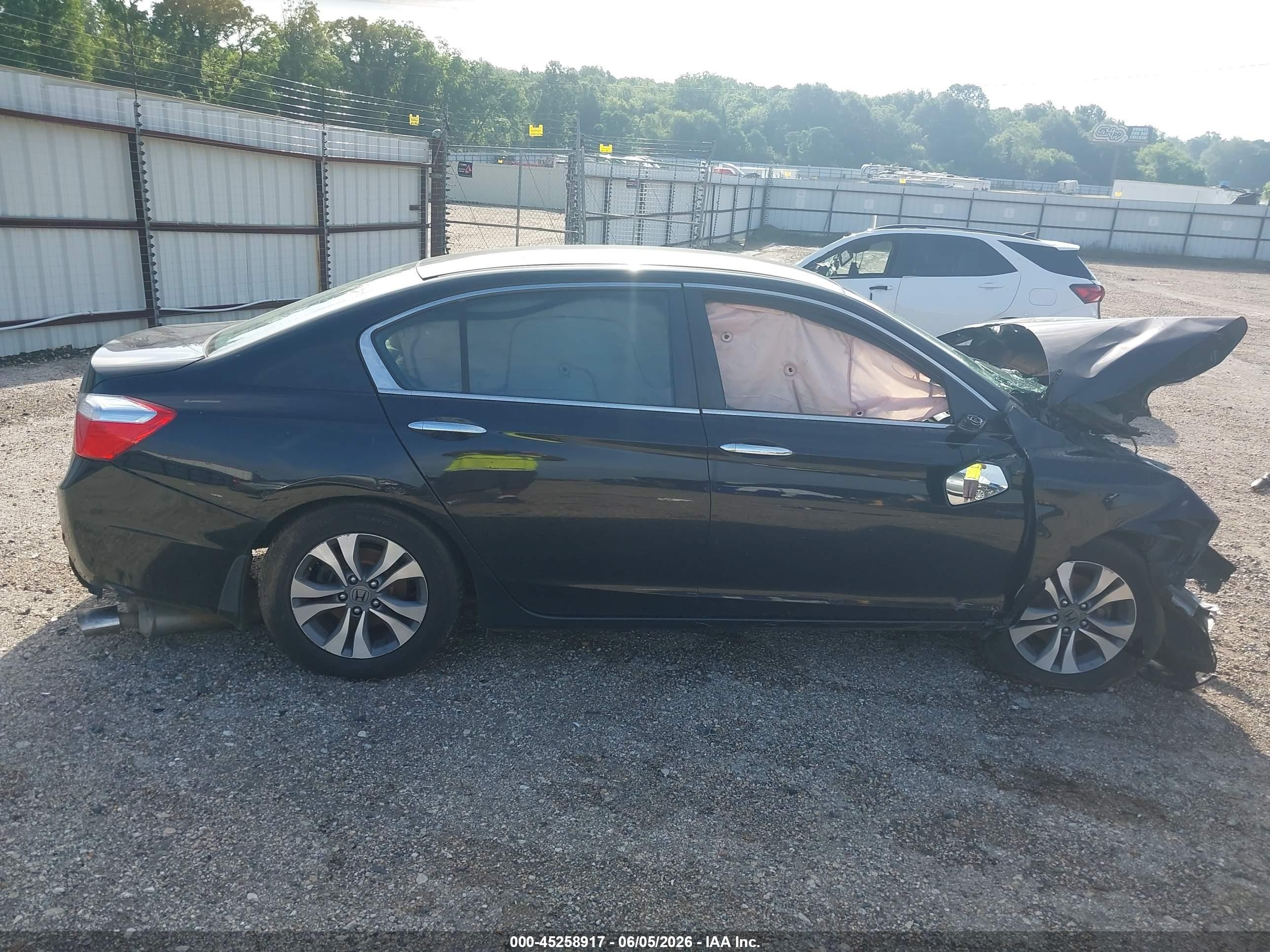 2015 Honda Accord Lx Black vin: 1HGCR2F38FA183913