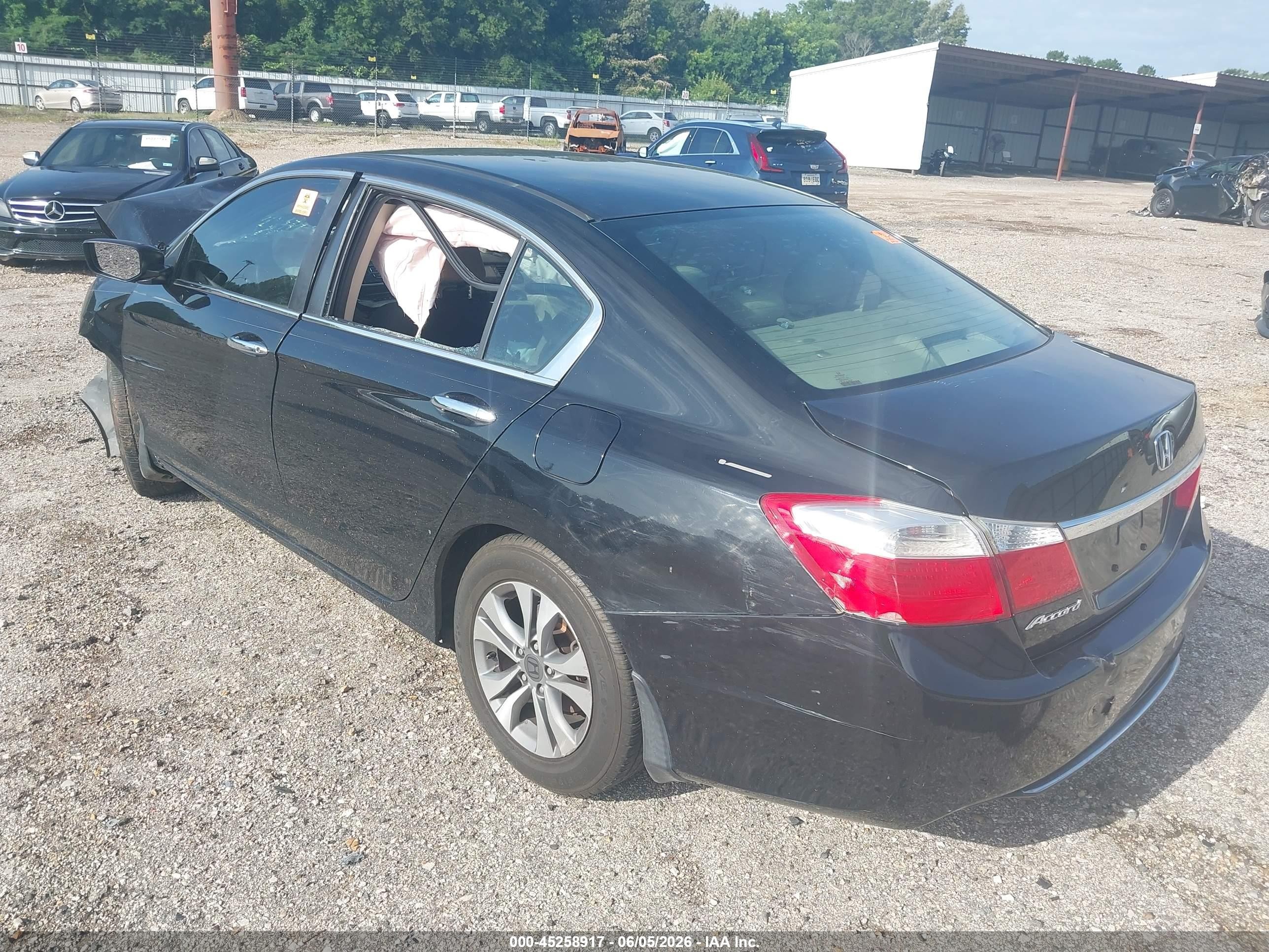 2015 Honda Accord Lx Black vin: 1HGCR2F38FA183913