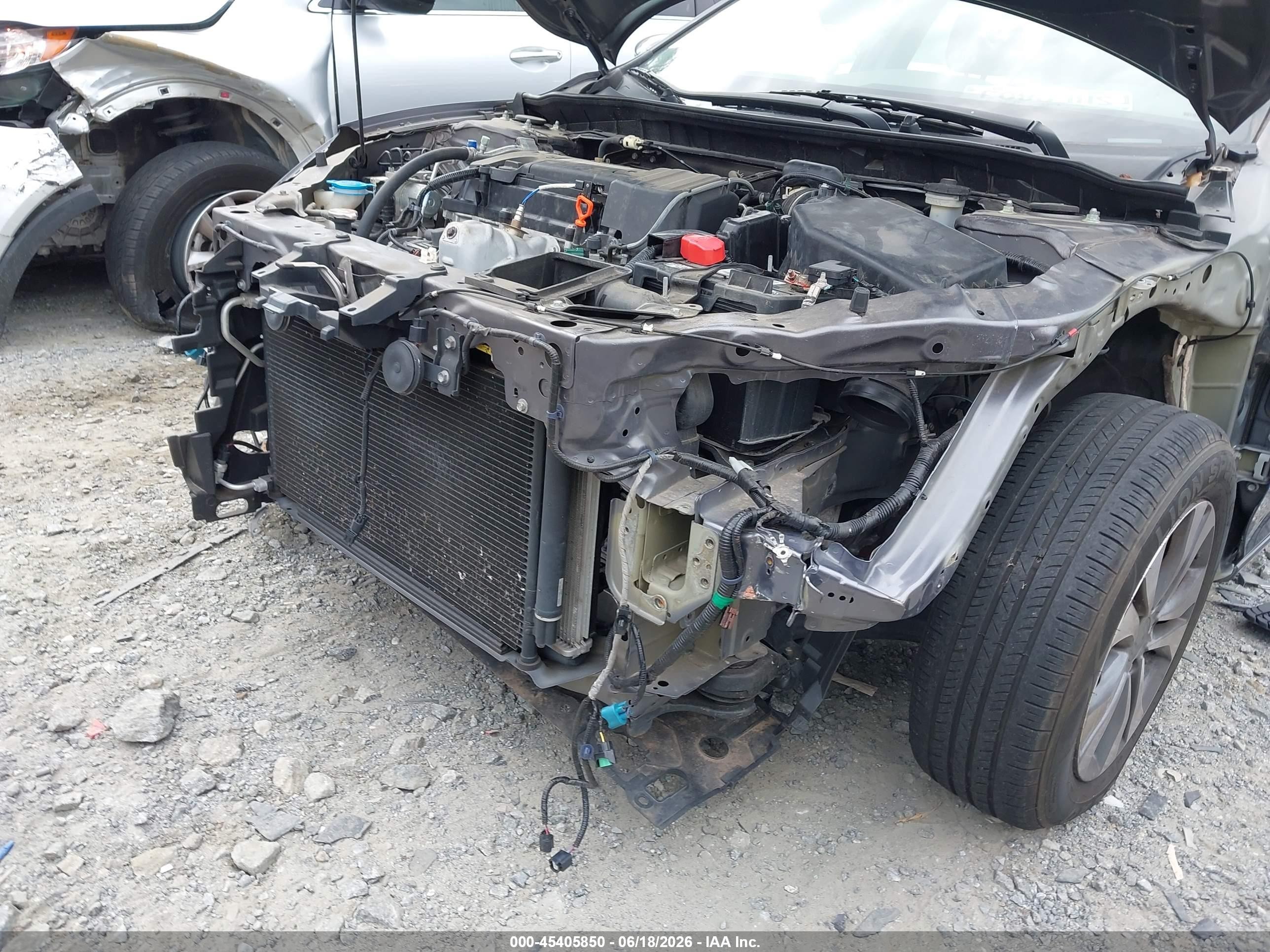 2015 Honda Accord Lx Серый vin: 1HGCR2F38FA183961