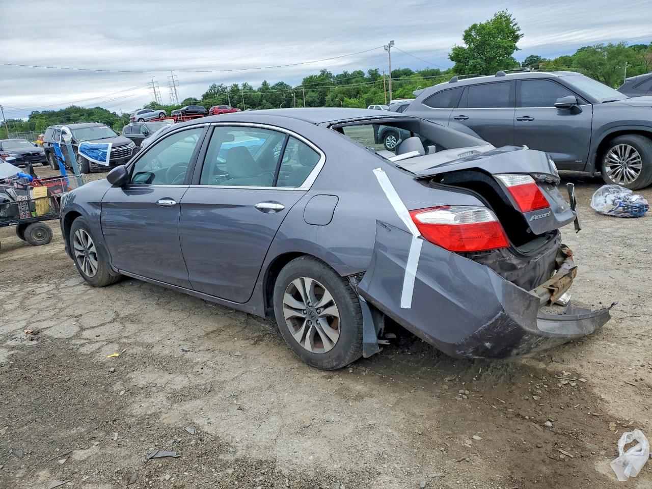 2015 Honda Accord Lx Серый vin: 1HGCR2F38FA188884