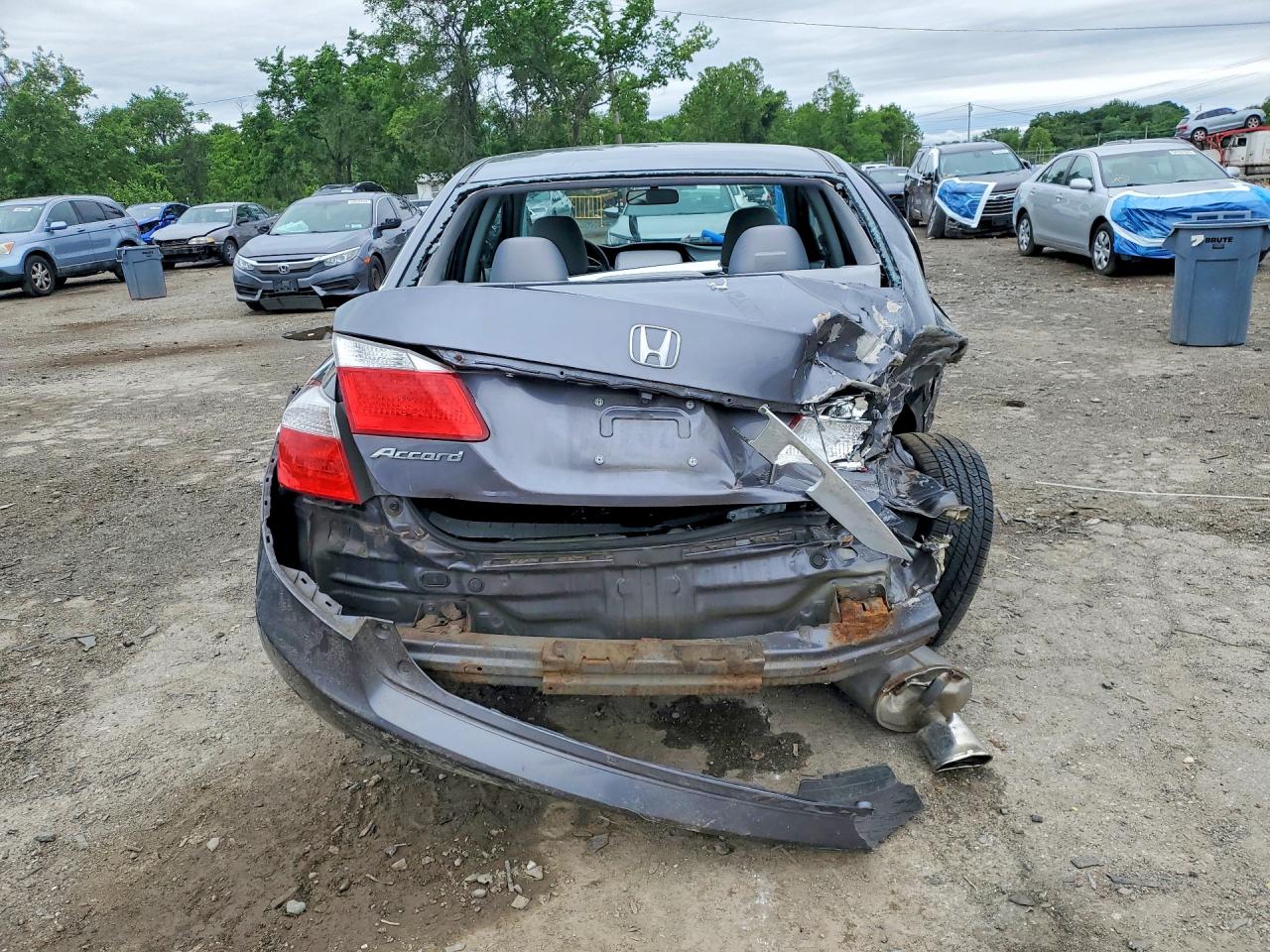2015 Honda Accord Lx Серый vin: 1HGCR2F38FA188884
