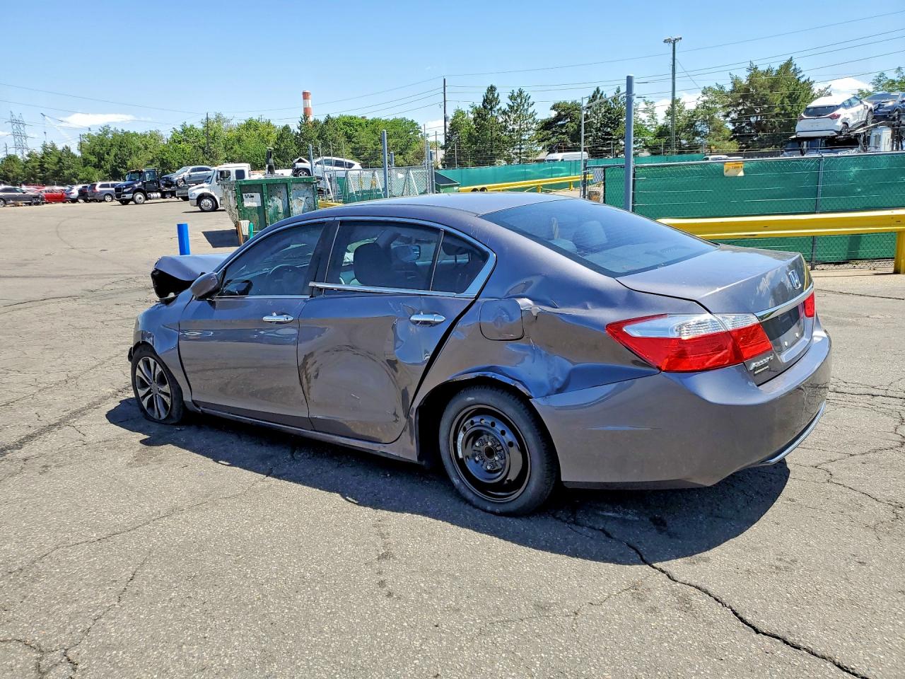 2015 Honda Accord Lx Gray vin: 1HGCR2F38FA210138