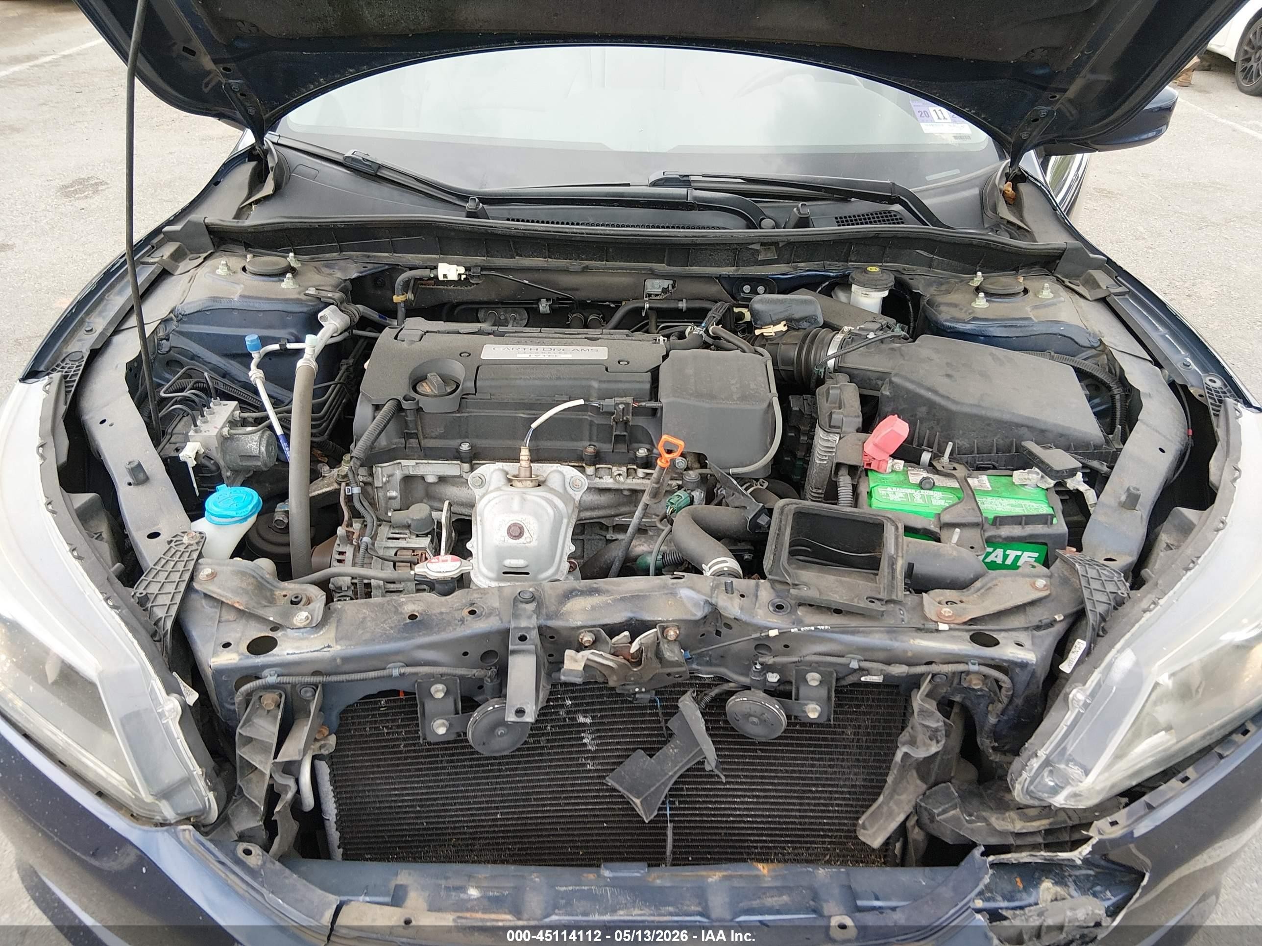 2015 Honda Accord Lx Dark Blue vin: 1HGCR2F38FA210303