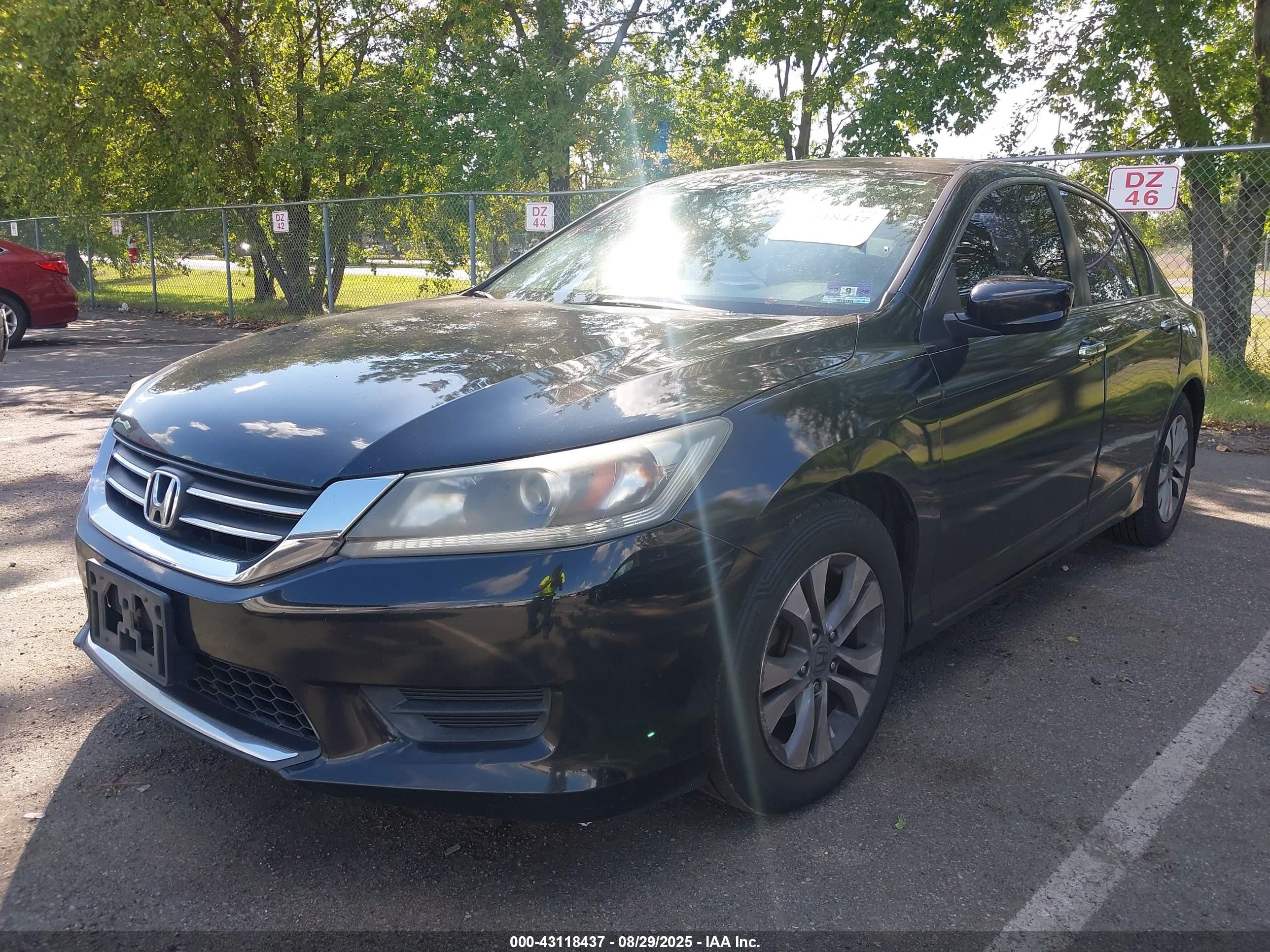 2015 Honda Accord Lx Black vin: 1HGCR2F38FA210978