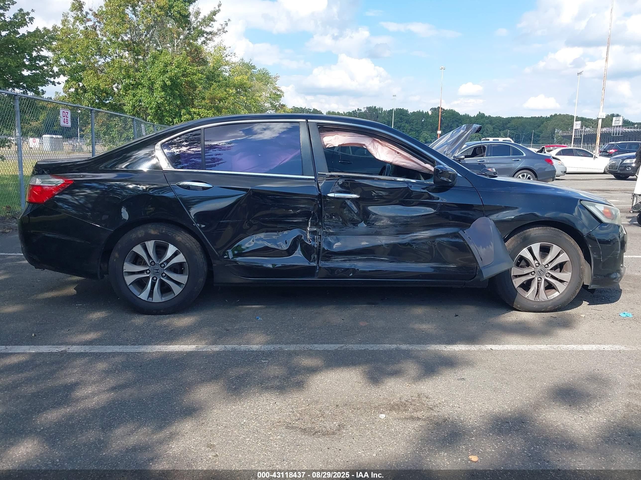 2015 Honda Accord Lx Black vin: 1HGCR2F38FA210978