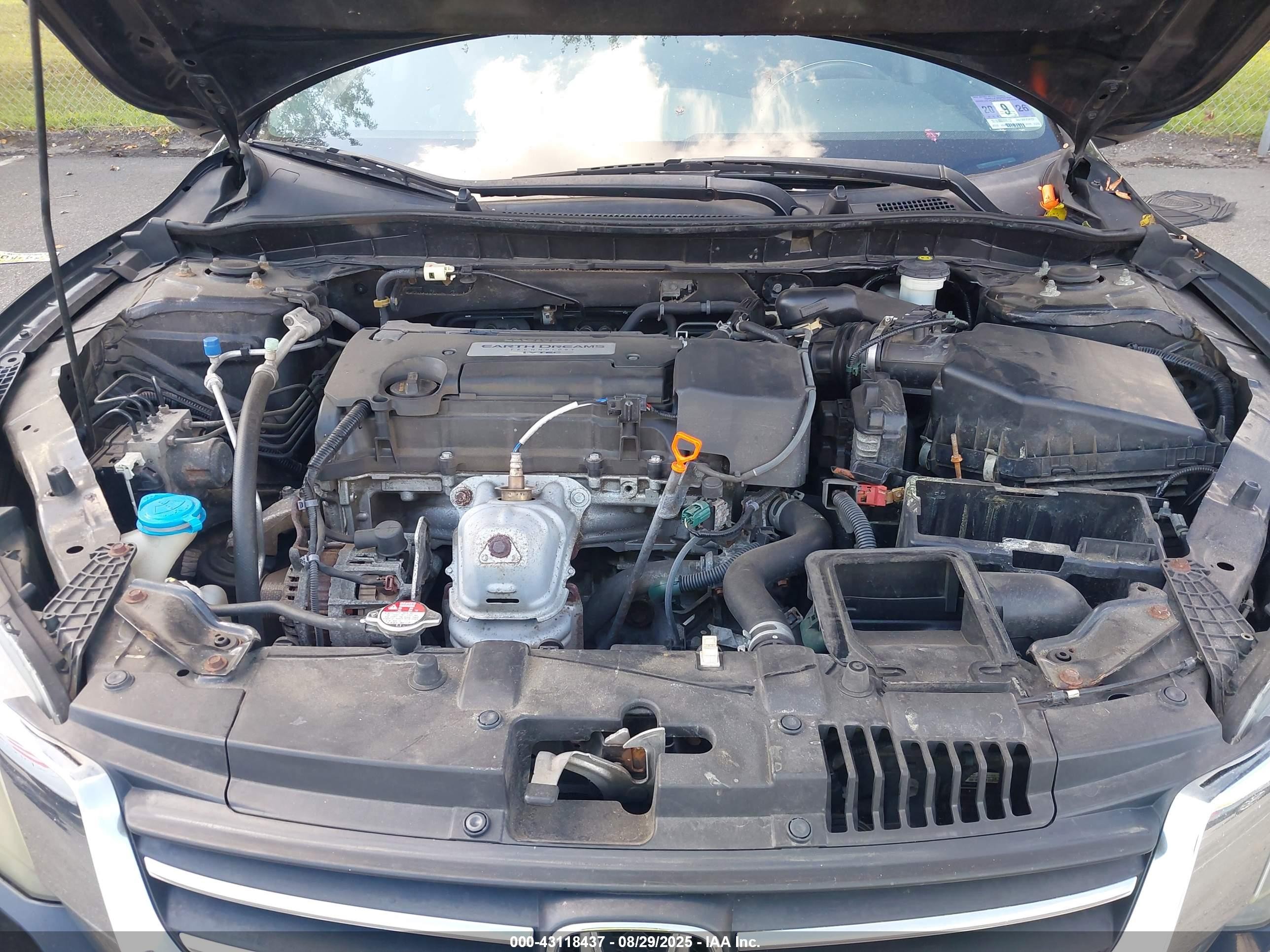2015 Honda Accord Lx Black vin: 1HGCR2F38FA210978