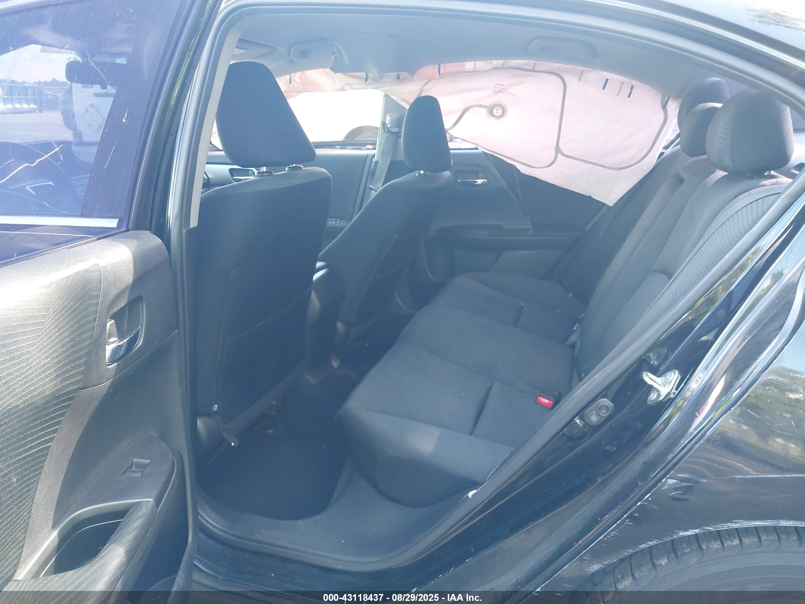 2015 Honda Accord Lx Black vin: 1HGCR2F38FA210978