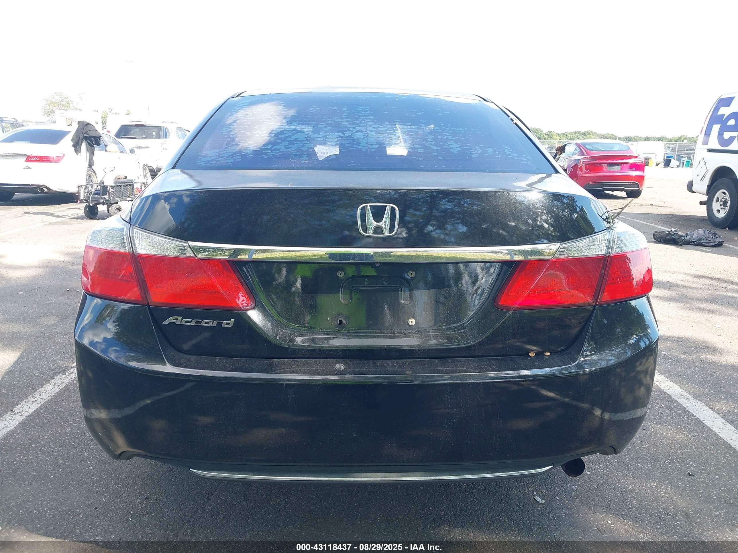 2015 Honda Accord Lx Black vin: 1HGCR2F38FA210978