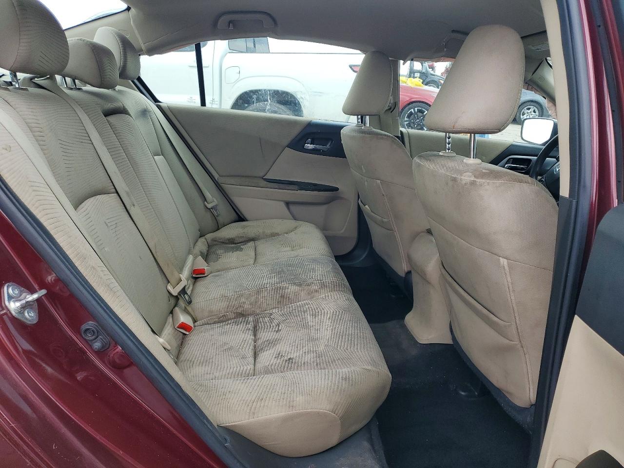 2015 Honda Accord Lx Burgundy vin: 1HGCR2F38FA212486