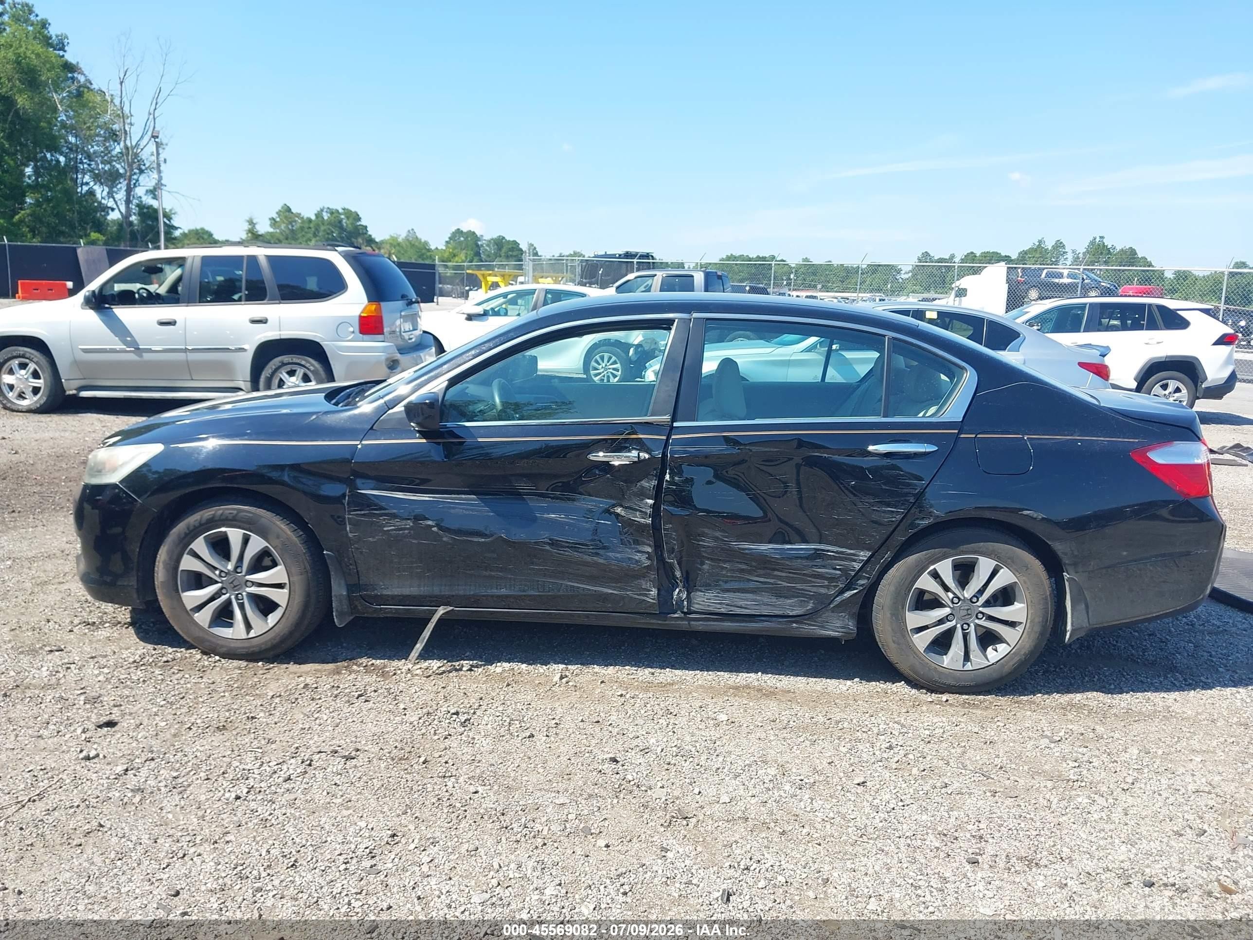 2015 Honda Accord Lx Black vin: 1HGCR2F38FA214920