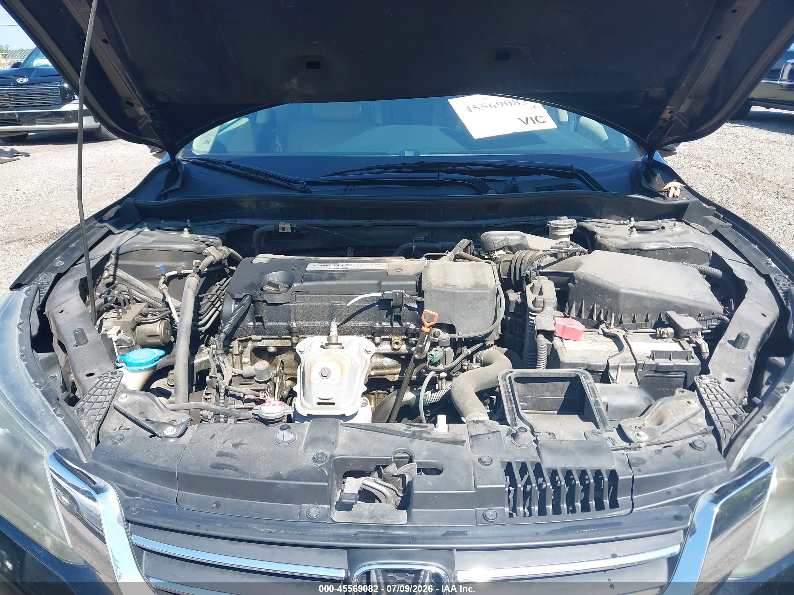 2015 Honda Accord Lx Black vin: 1HGCR2F38FA214920