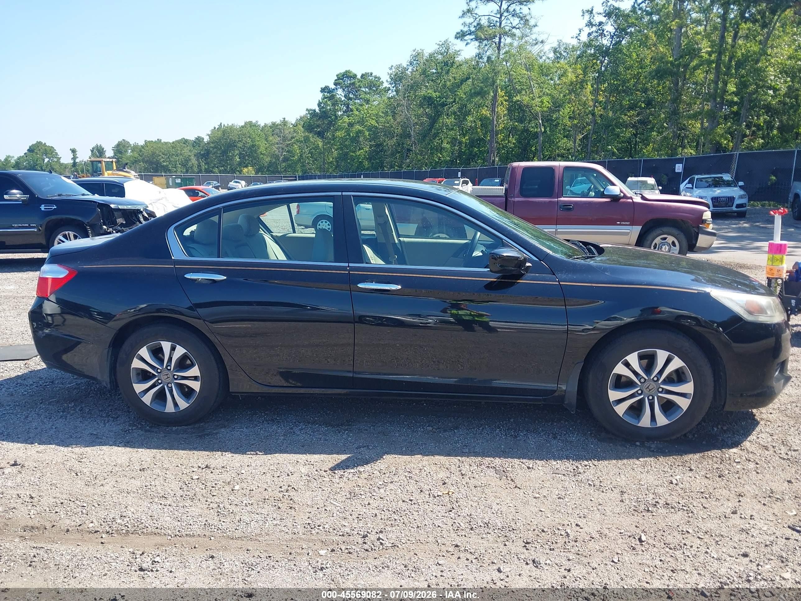 2015 Honda Accord Lx Black vin: 1HGCR2F38FA214920