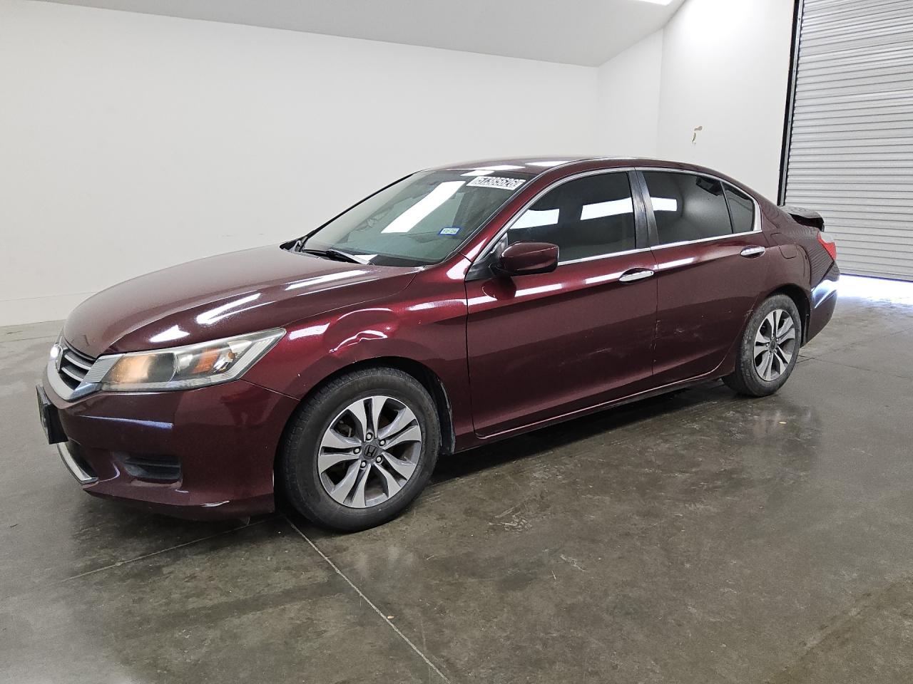 2015 Honda Accord Burgundy vin: 1HGCR2F38FA223780 Damage: Front Bumper, Heavy Scratch, 4 To 5 Inches