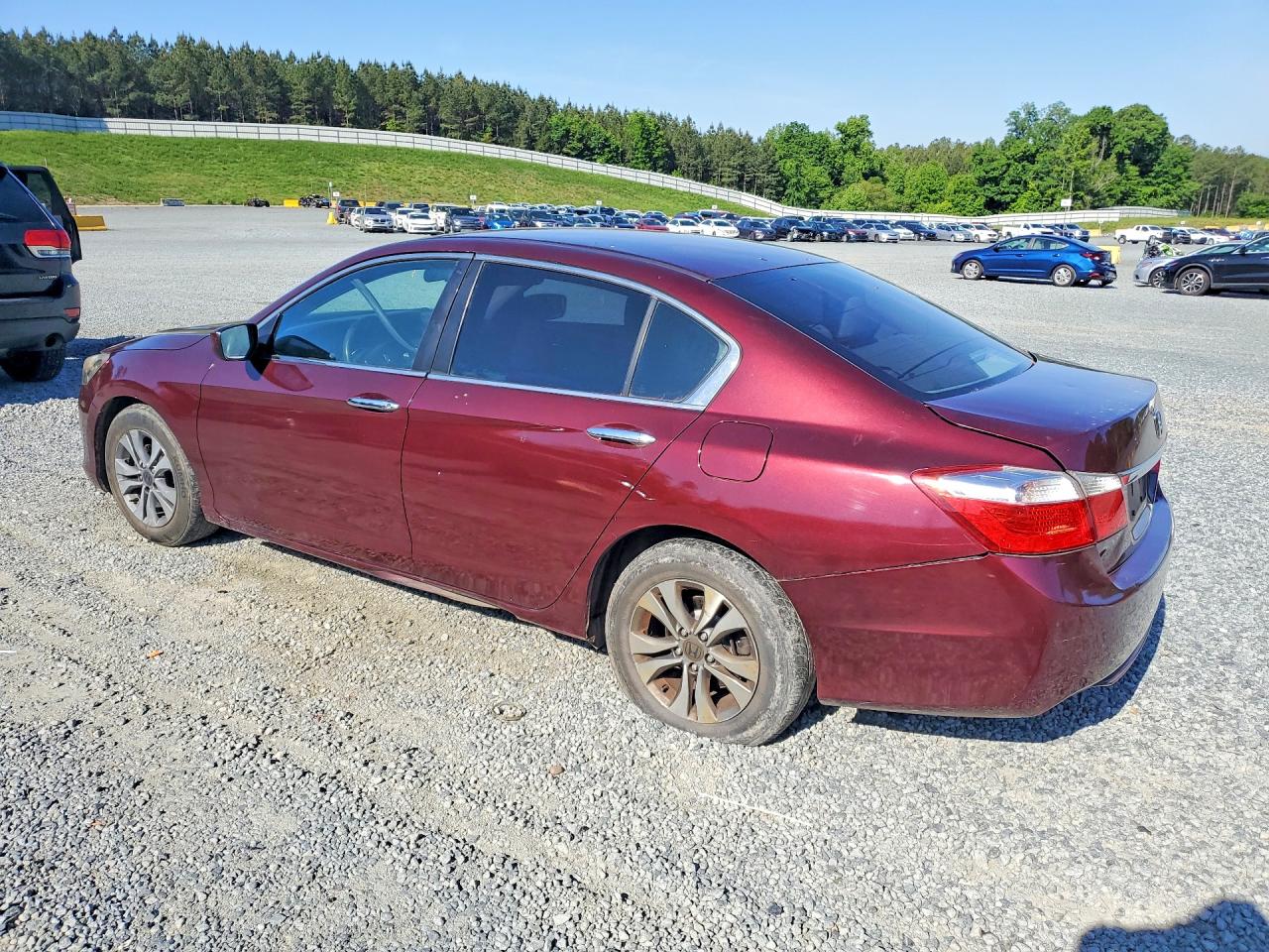 2015 Honda Accord Lx Бордовый vin: 1HGCR2F38FA229501