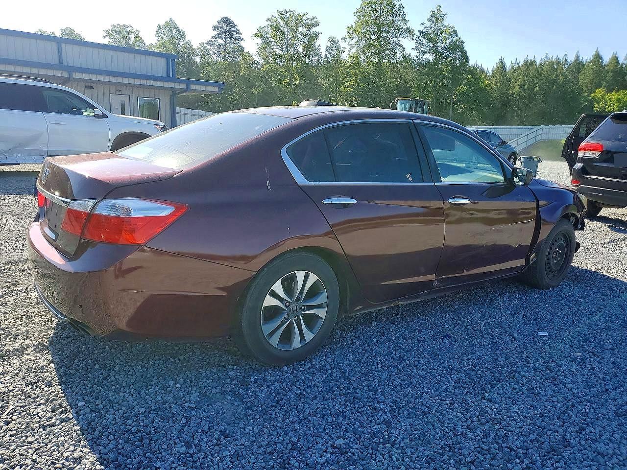 2015 Honda Accord Lx Бордовый vin: 1HGCR2F38FA229501