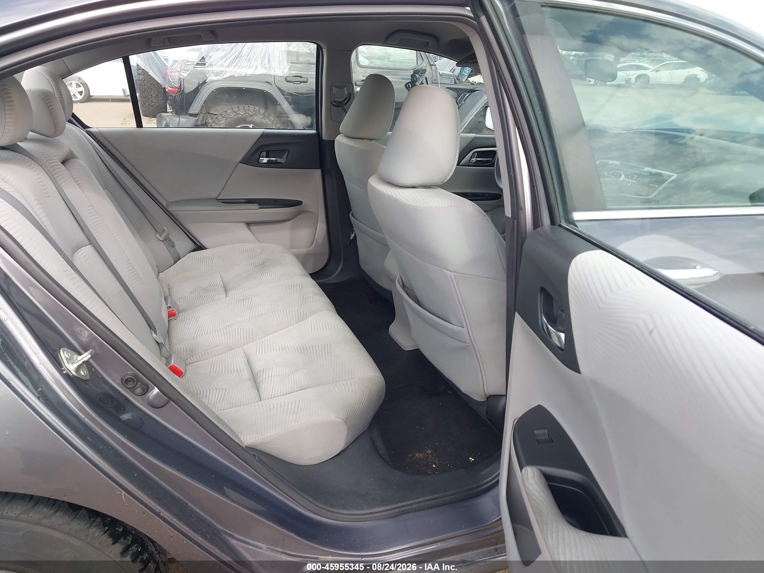 2015 Honda Accord Lx Gray vin: 1HGCR2F38FA235458