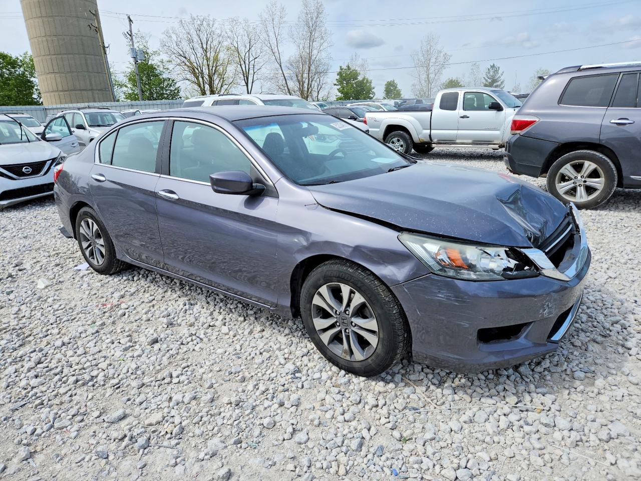 2015 Honda Accord Lx Gray vin: 1HGCR2F38FA235931