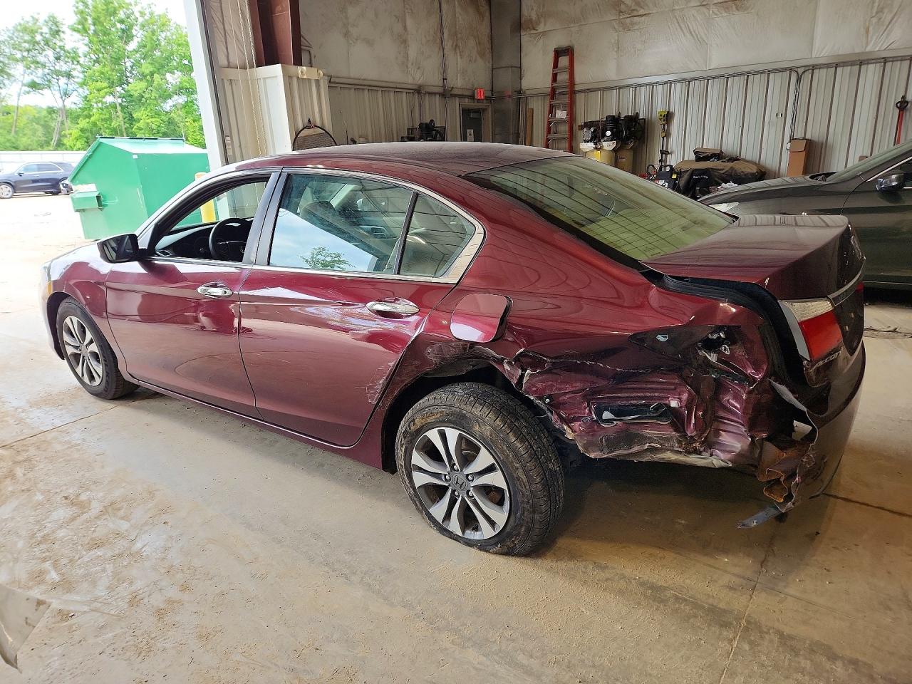 2015 Honda Accord Lx Maroon vin: 1HGCR2F38FA237209
