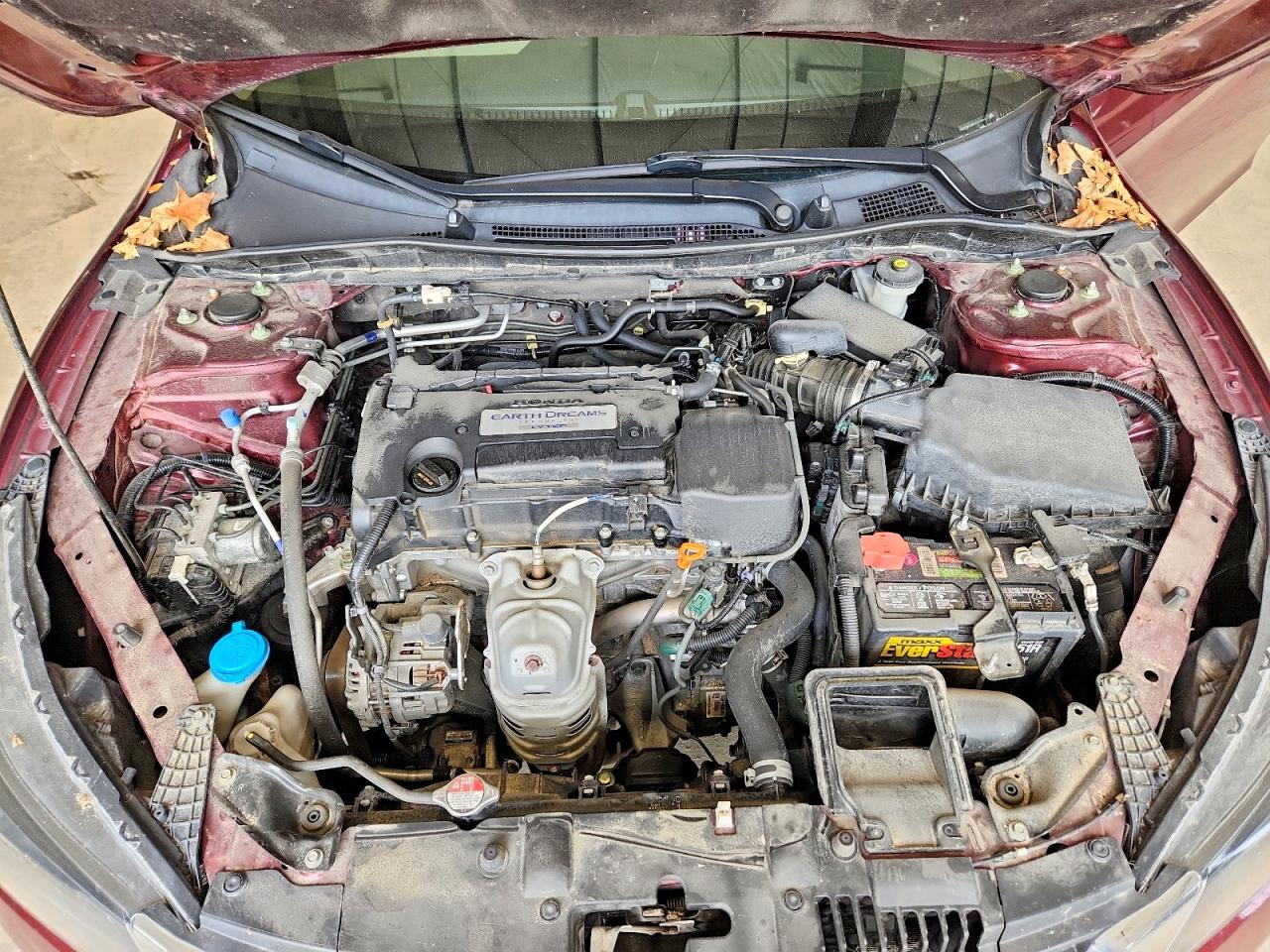 2015 Honda Accord Lx Maroon vin: 1HGCR2F38FA237209