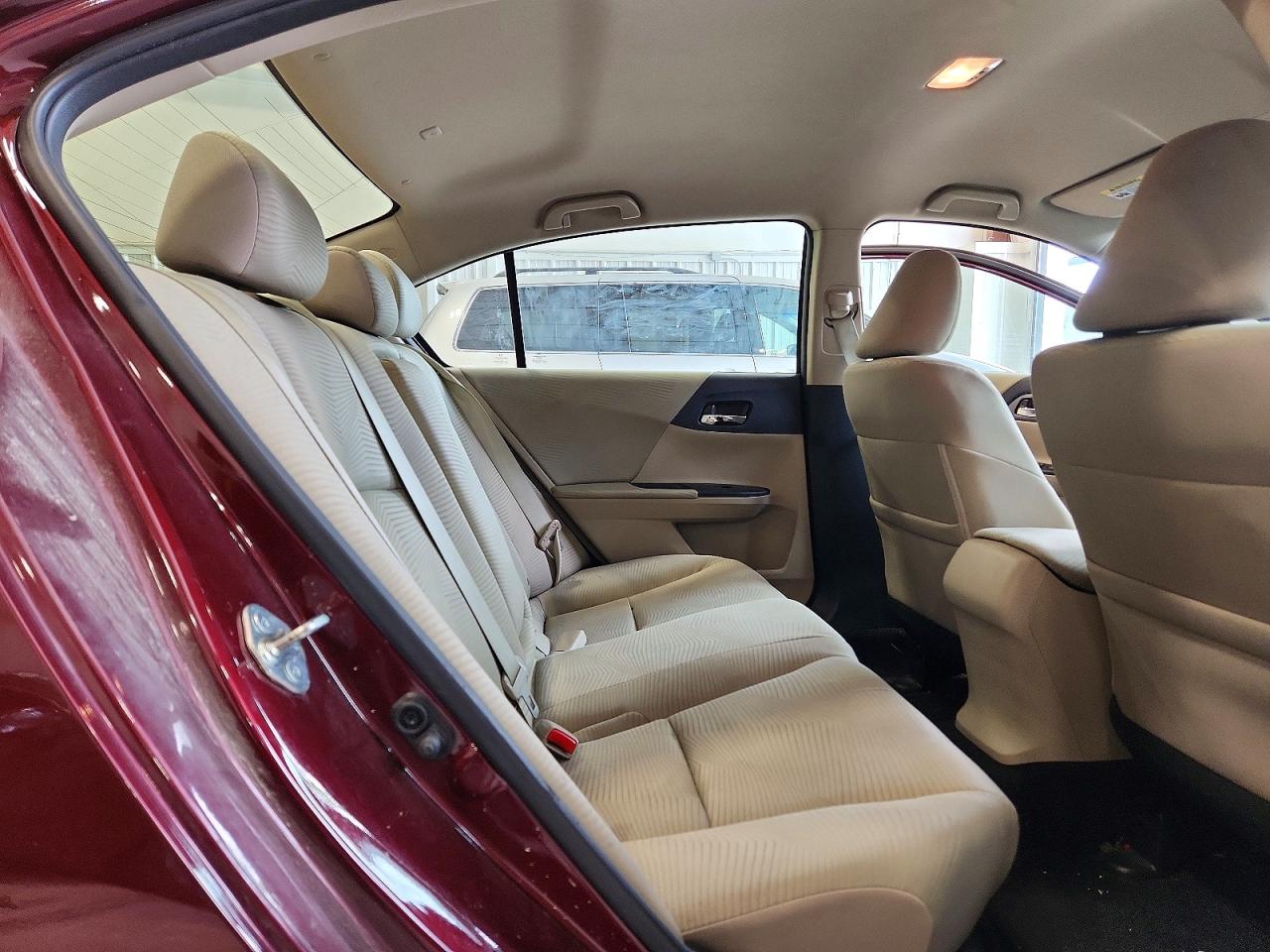 2015 Honda Accord Lx Maroon vin: 1HGCR2F38FA237209