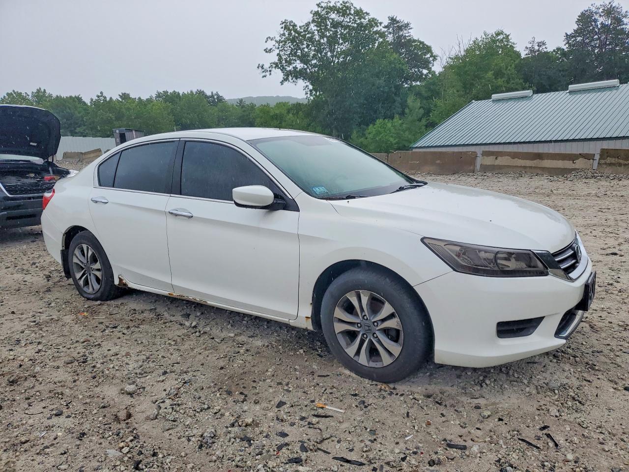 2015 Honda Accord Lx White vin: 1HGCR2F38FA240868