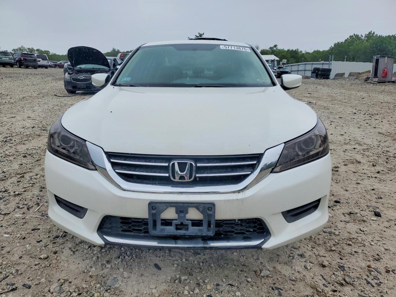 2015 Honda Accord Lx White vin: 1HGCR2F38FA240868