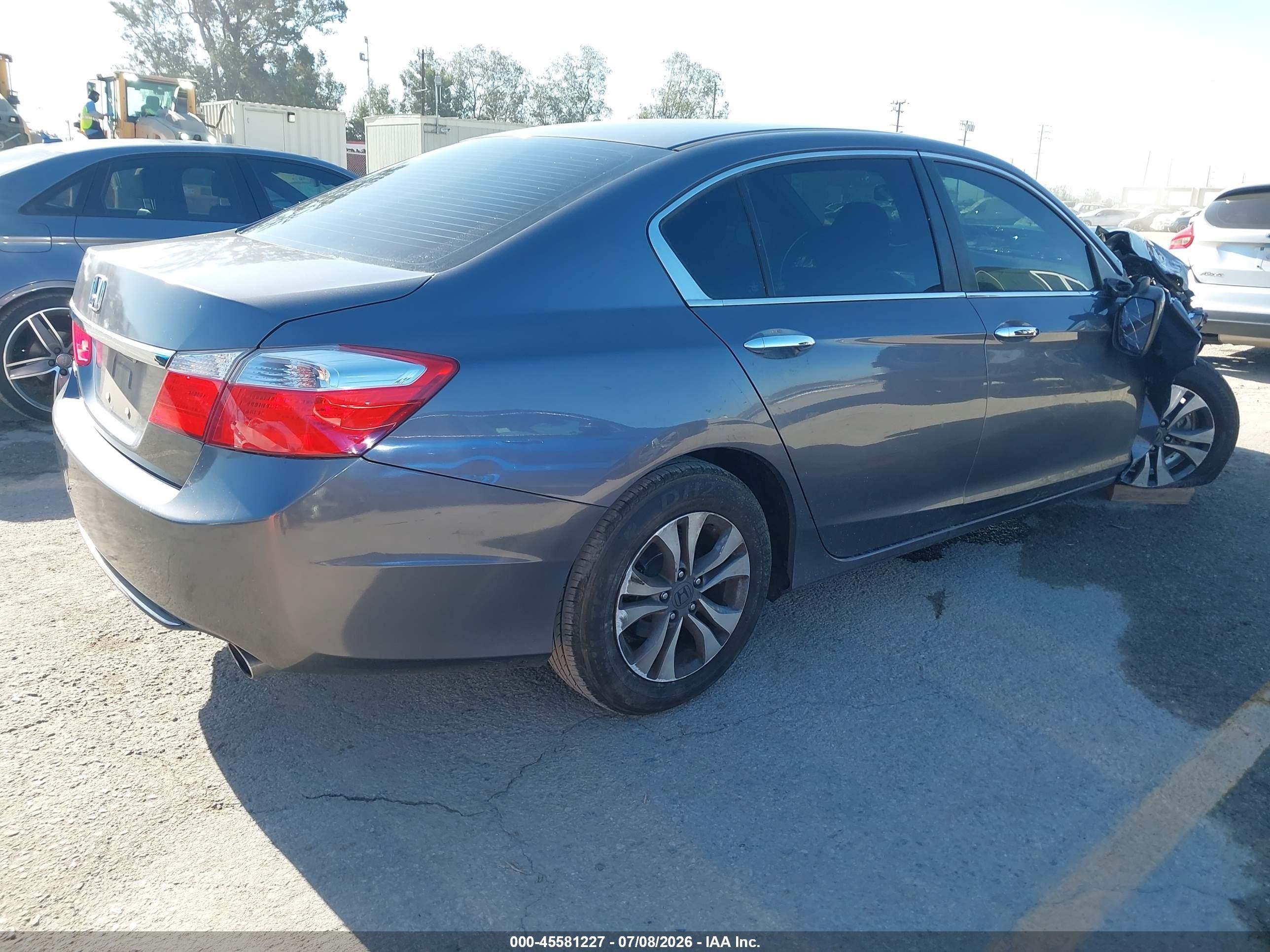 2015 Honda Accord Lx Gray vin: 1HGCR2F38FA245245