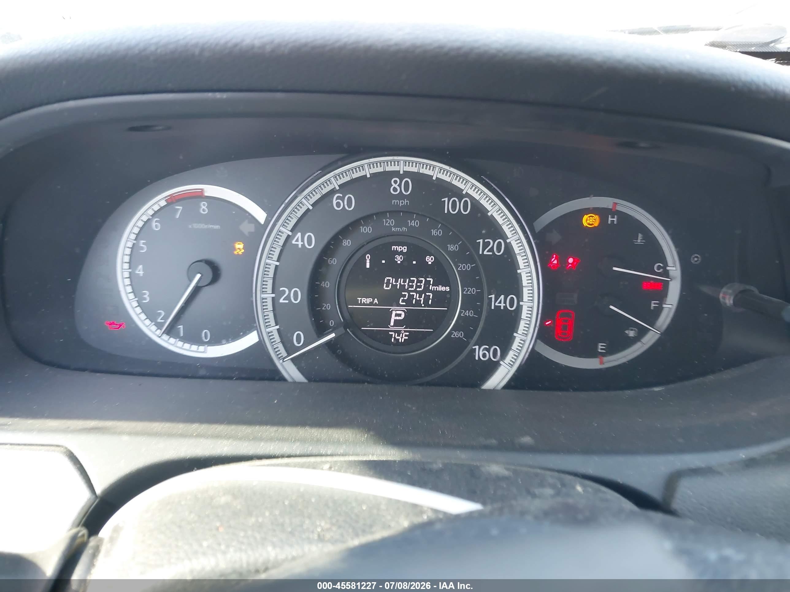 2015 Honda Accord Lx Gray vin: 1HGCR2F38FA245245