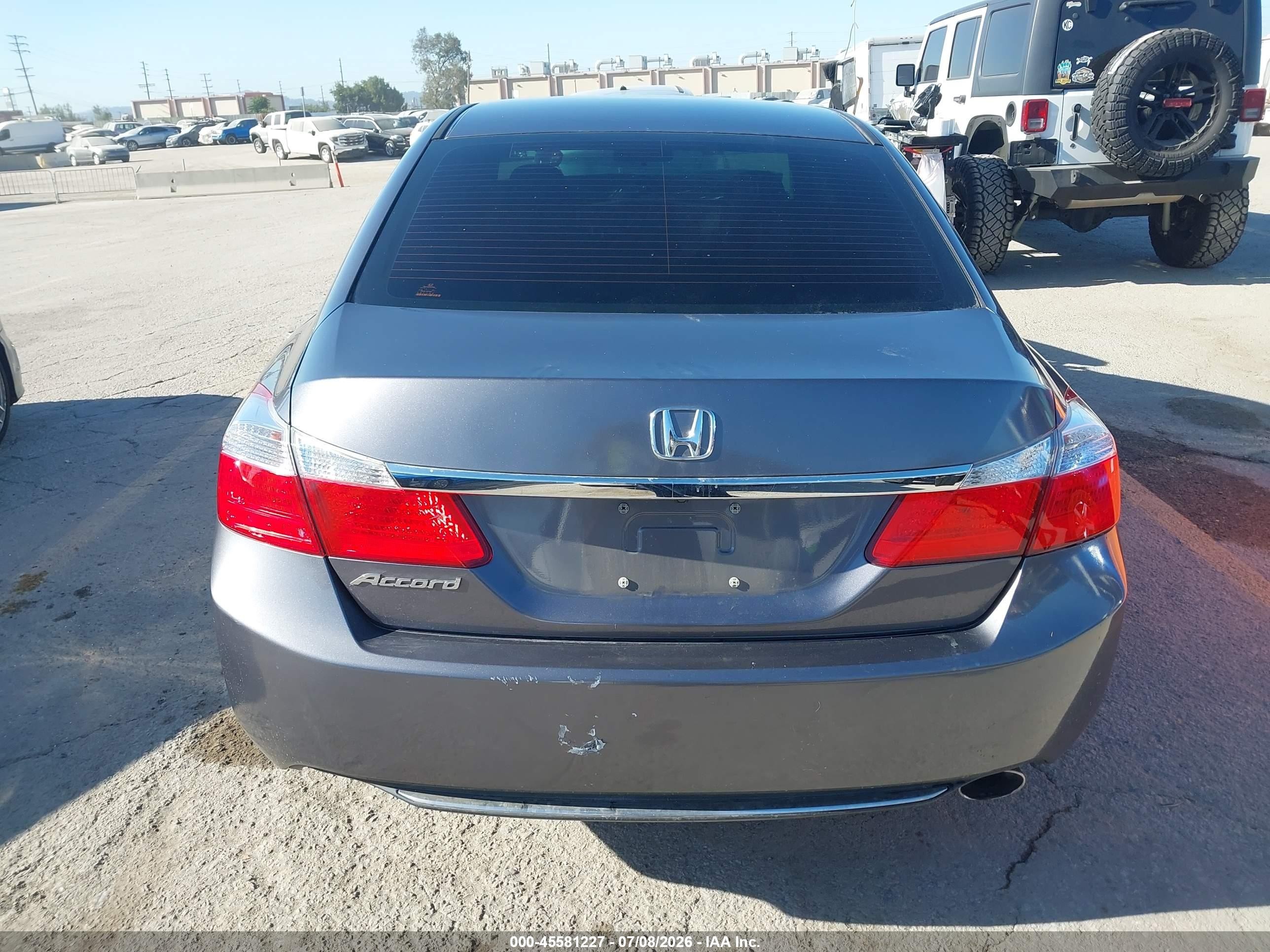 2015 Honda Accord Lx Gray vin: 1HGCR2F38FA245245
