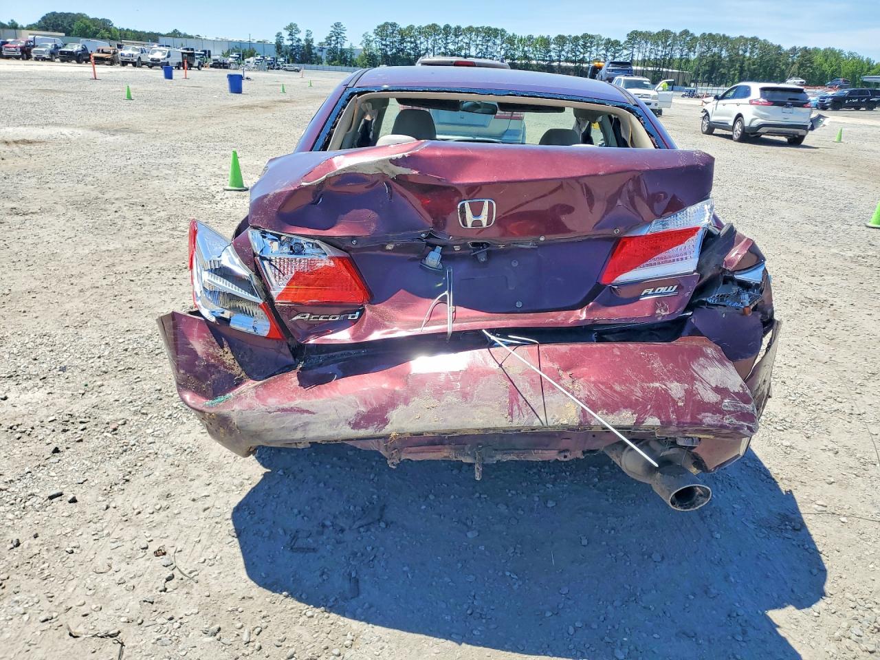 2015 Honda Accord Lx Burgundy vin: 1HGCR2F38FA270405