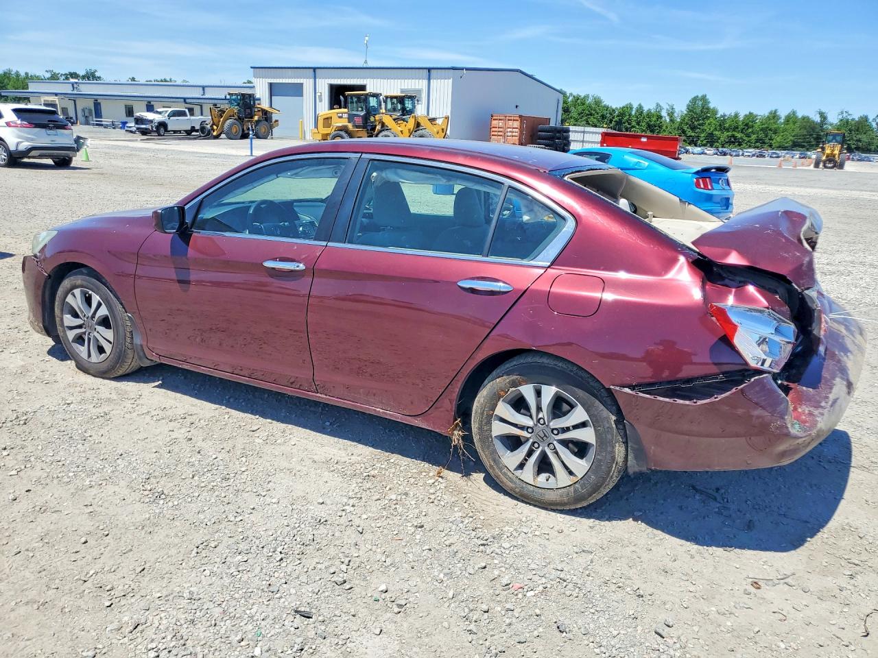 2015 Honda Accord Lx Burgundy vin: 1HGCR2F38FA270405